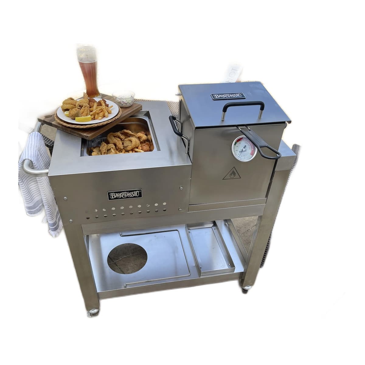 Bayou Classic 2.5-Gallon Stainless Bayou Fryer Workstation