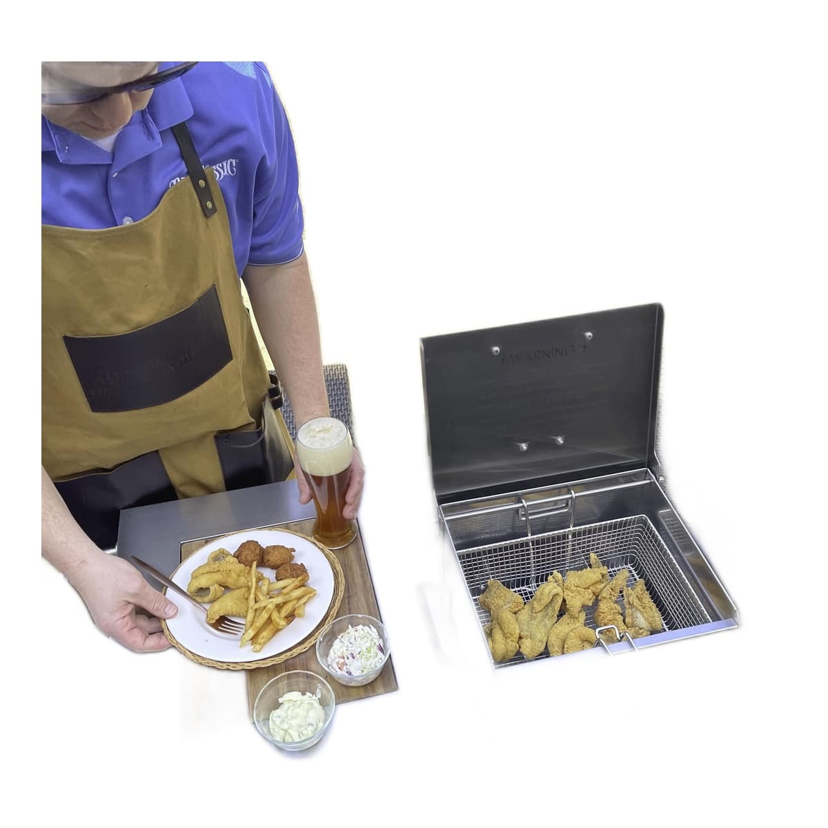 Bayou Classic 2.5-Gallon Stainless Bayou Fryer Workstation