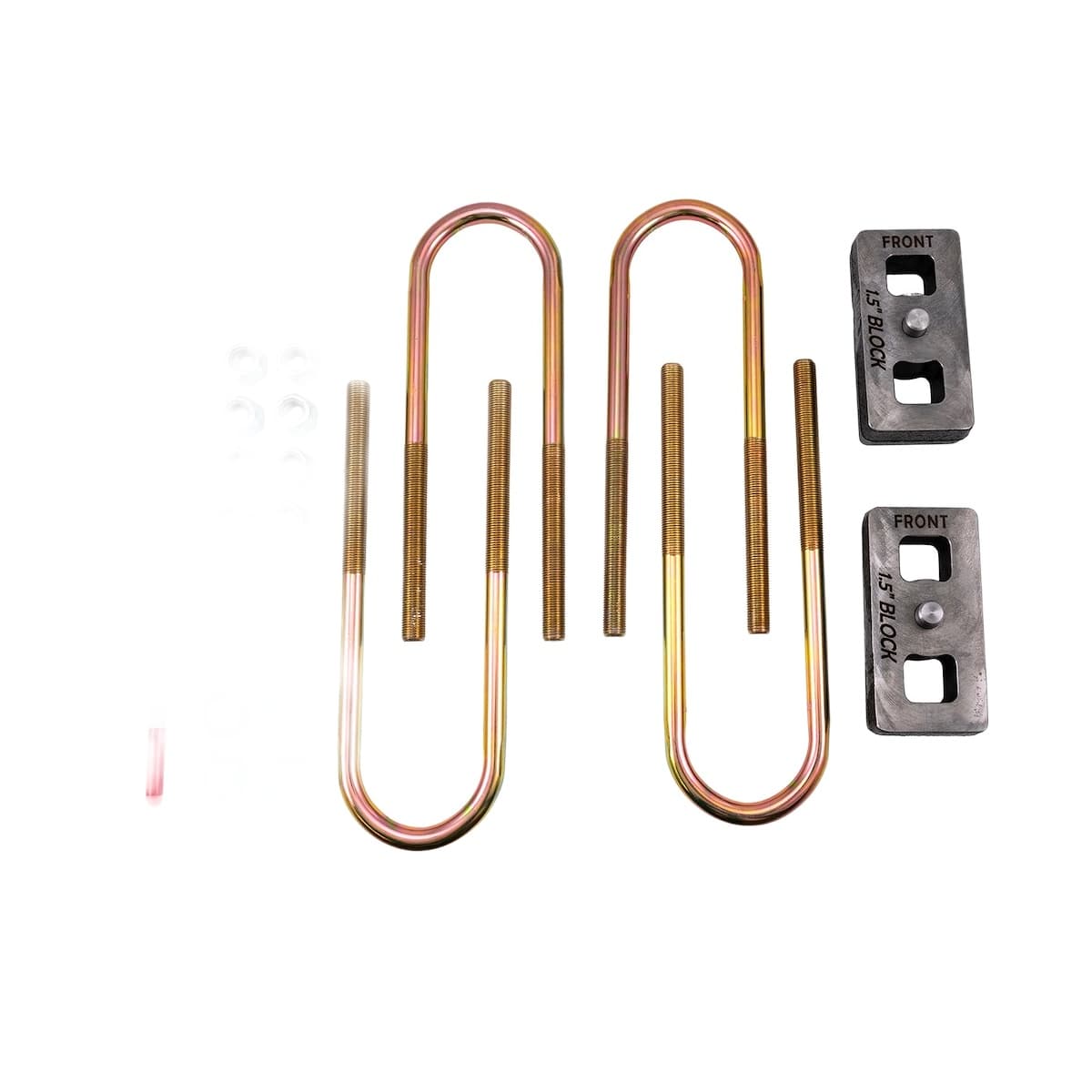 Suspension Pro Rear Leaf Spring Block Kit | 2025 Chevrolet Silverado 1500 & 2025-2026 GMC Sierra 1500, 1-1/2 Inch Rear Lift