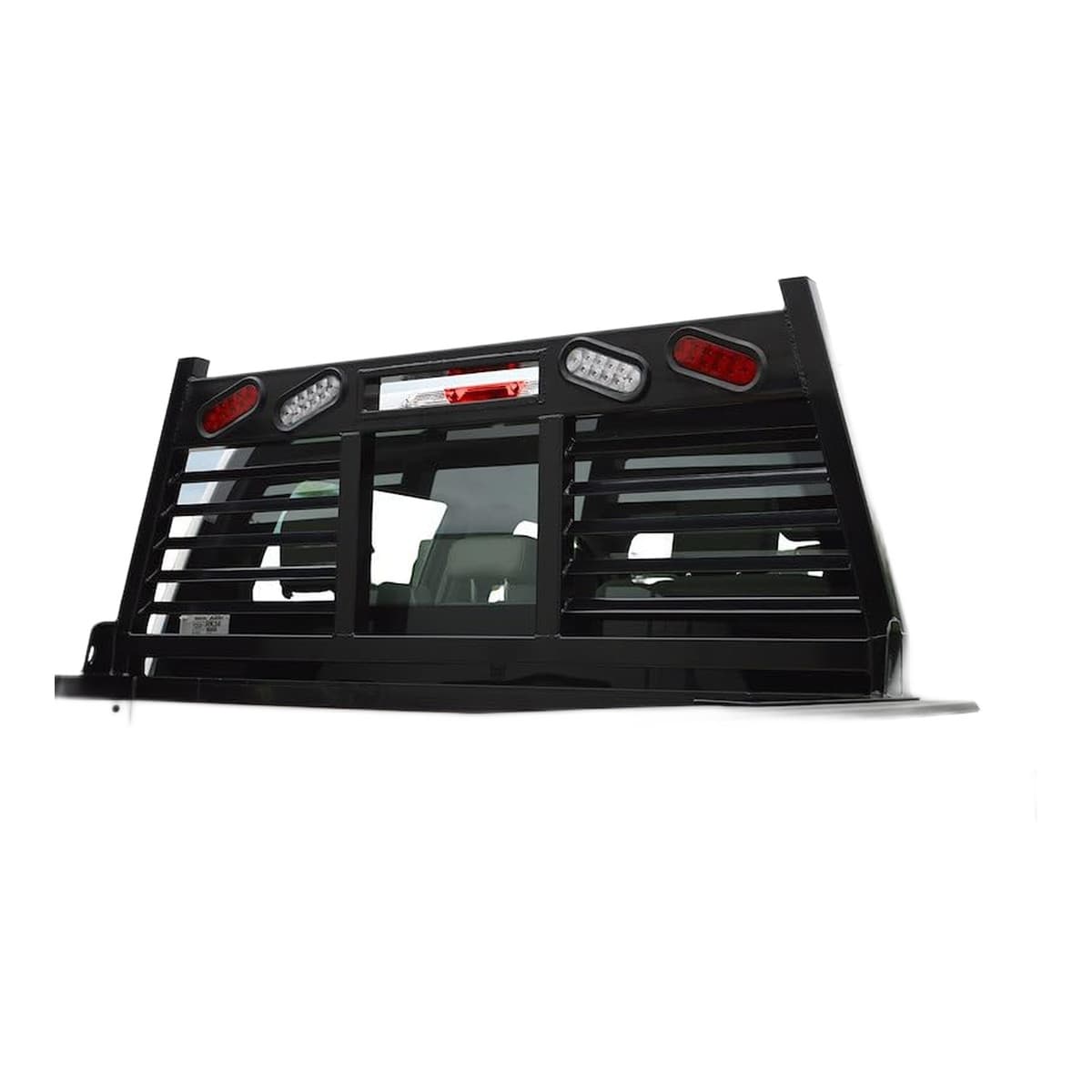 Cattleman Headache Rack | Ford F-150 2021-2026, Louvered with Window and Camera Cutouts, Black Powder-Coated