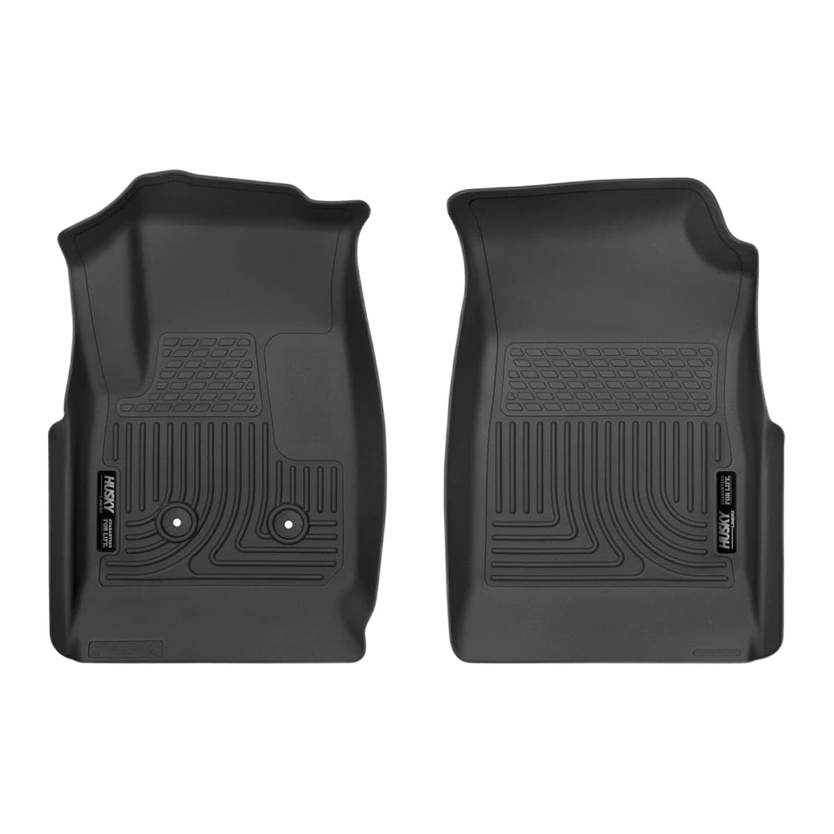 Husky Liners WeatherBeater Front Floor Liners | 2015-2022 Chevrolet Colorado & GMC Canyon, Extended/Double Cab & Crew Cab, Black
