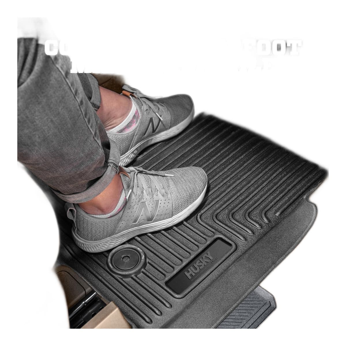 Husky Liners WeatherBeater 2nd Row Floor Liner | 2008-2022 Toyota Sequoia without 2nd Seat Console, Black