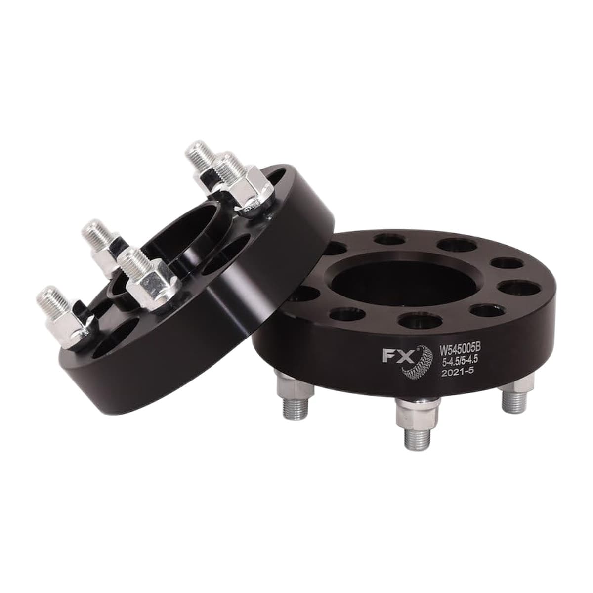 TrailFX Hub-Centric Wheel Spacer | 5x4.5 in, 1/2 in Lug, Black