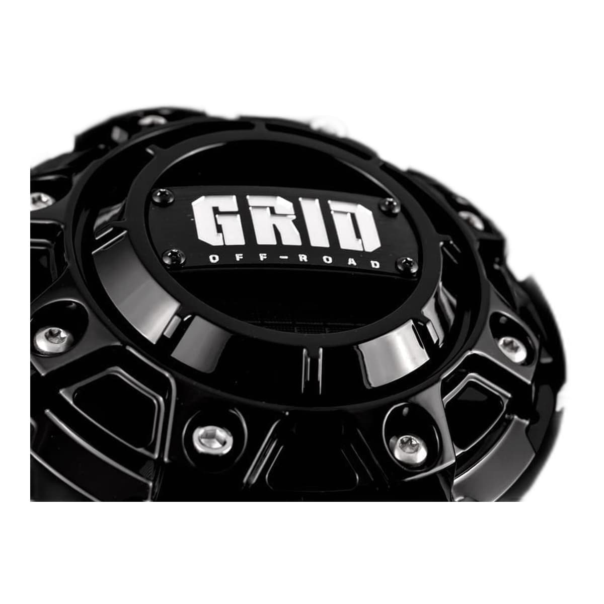 Grid Off-Road GD15 Wheel | 20x9.0, 5x127/139.7, -12mm Offset, Gloss Black / Milled