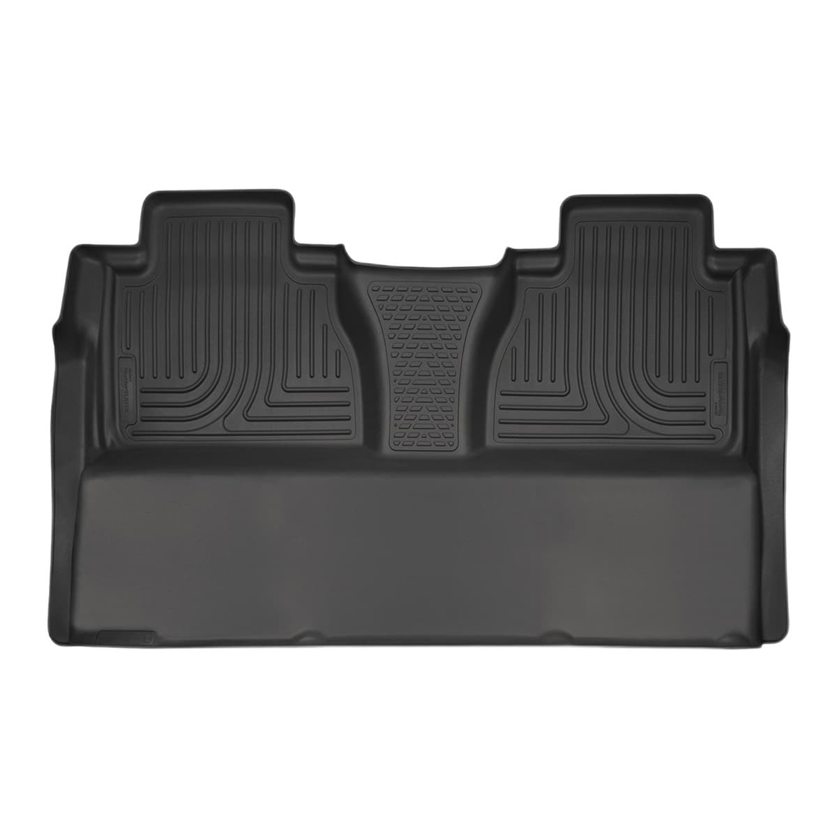 Husky Liners WeatherBeater 2nd Row Floor Liner | 2014-2021 Toyota Tundra CrewMax, Black