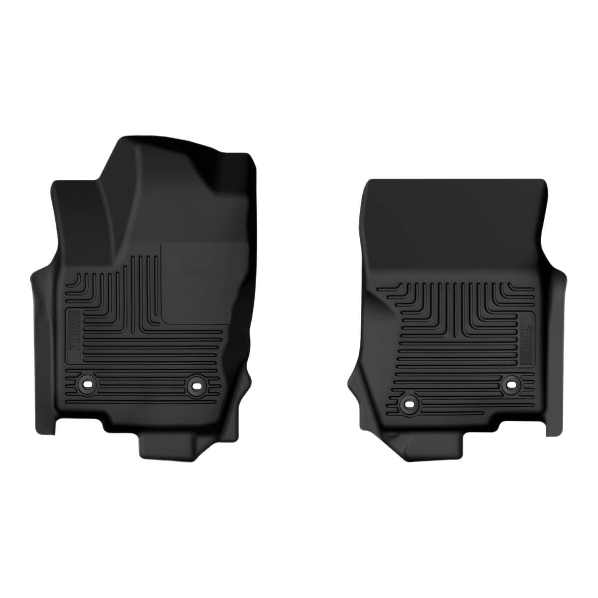 Husky Liners WeatherBeater Front Floor Liners | 2024-2026 Toyota Land Cruiser & Lexus GX550, Black