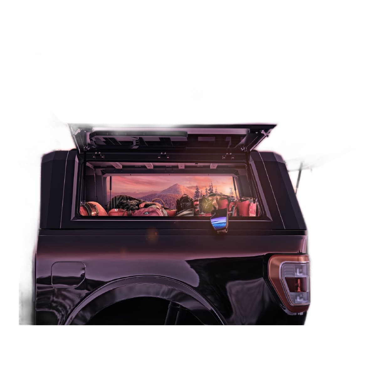 RSI SmartCap EVO Sport Truck Canopy | 2021-2026 Ford F-150 14th Gen, 6'5" Standard Bed, Matte Black