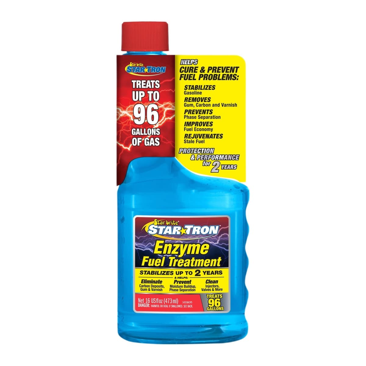 Star Tron Enzyme Fuel Treatment - Gas Formula, 16 oz
