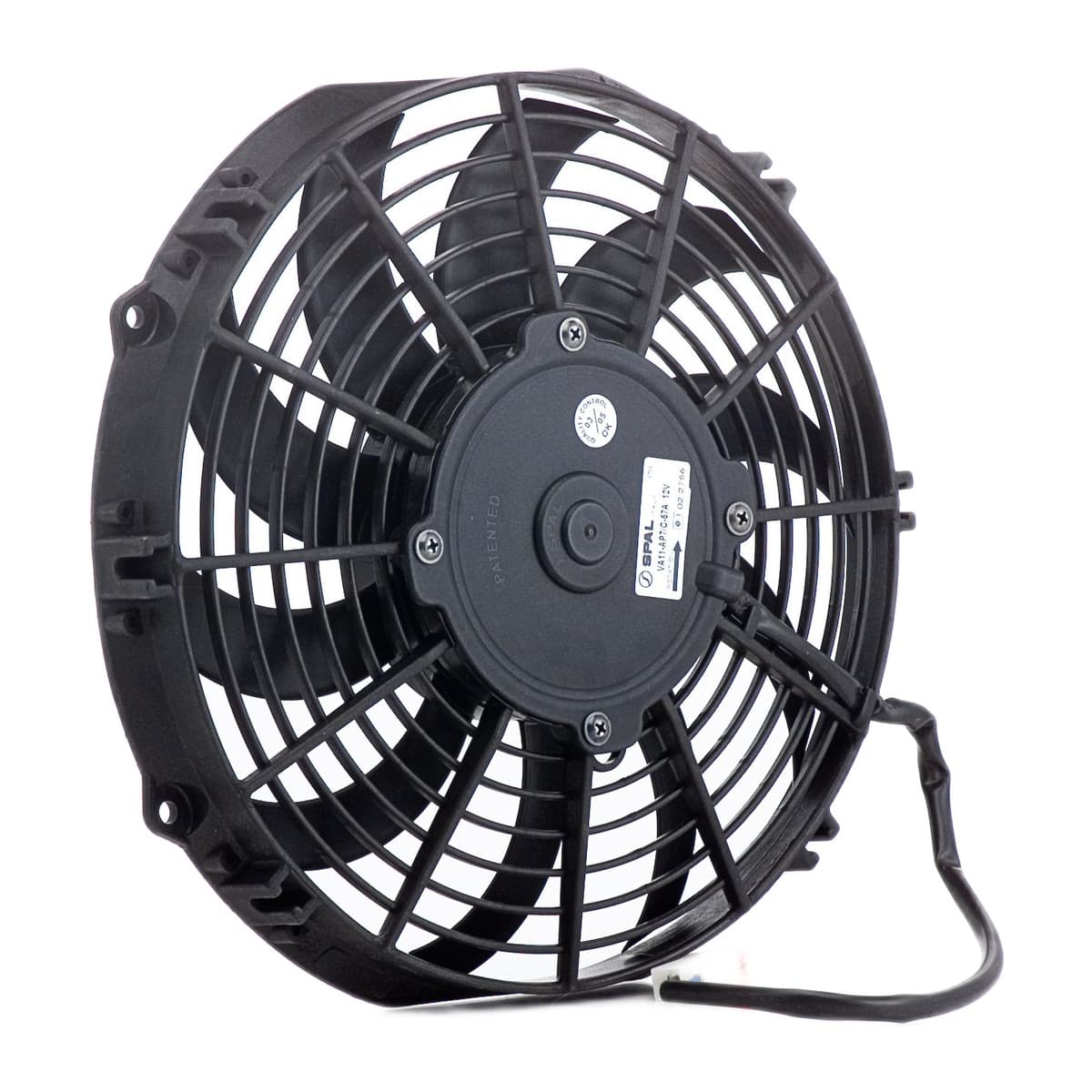 Be Cool Qualifier 10" Euro-Black Electric Puller Fan (12V)