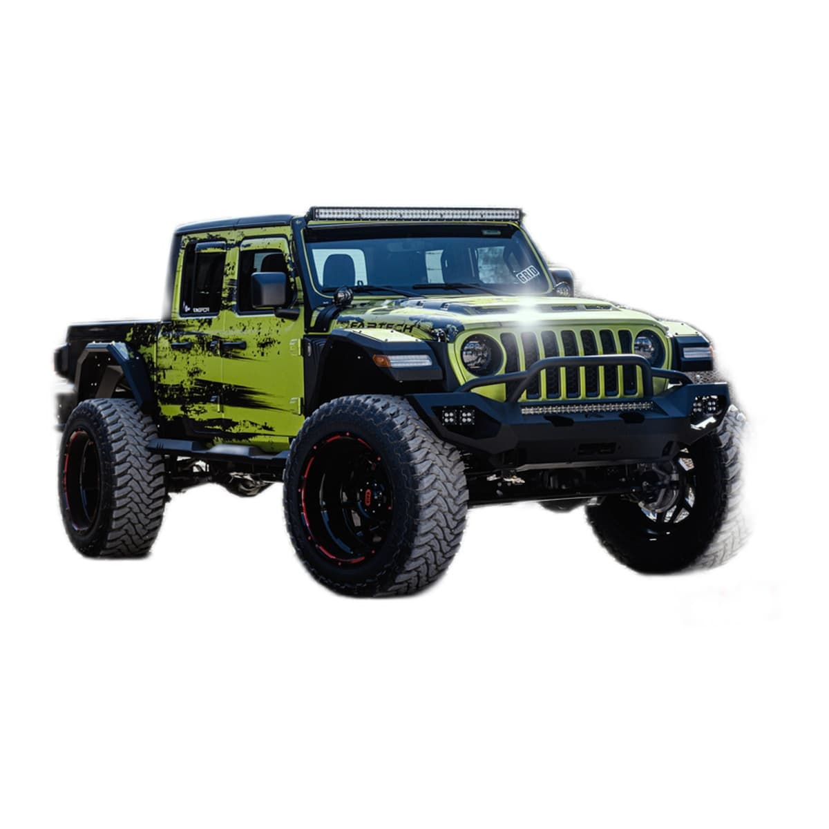 Grid Off-Road GD14 Wheel | 20x9.0, 6x135, 0mm Offset, Gloss Black / Red