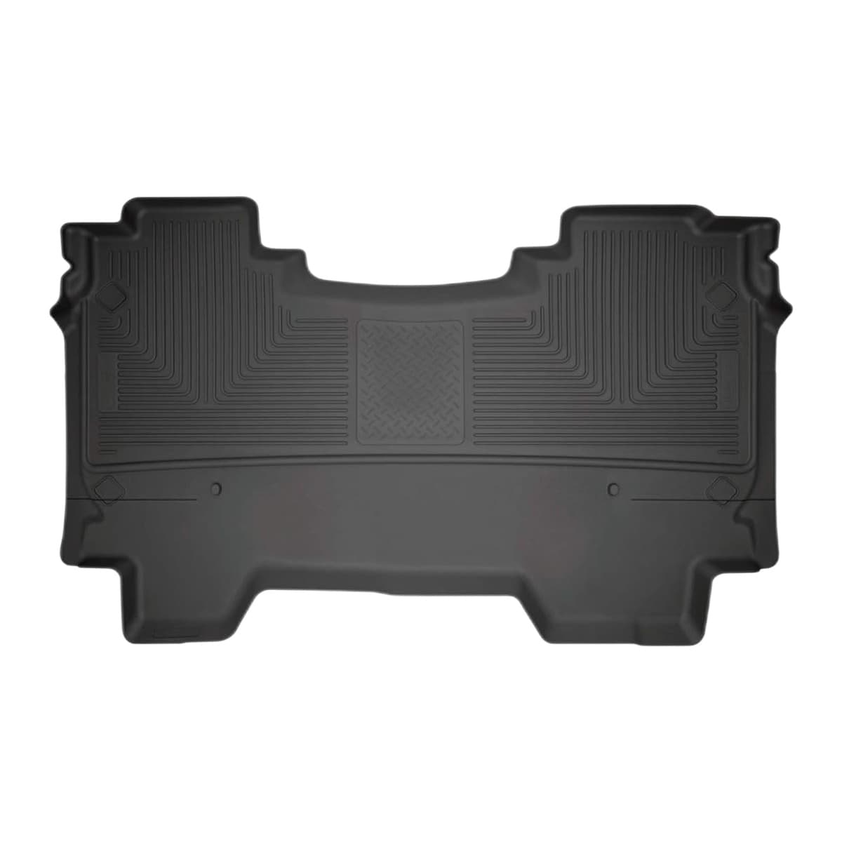 Husky Liners WeatherBeater 2nd Row Floor Liner | 2019-2026 Dodge Ram 1500 Crew Cab w/out Factory Underseat Storage, Black