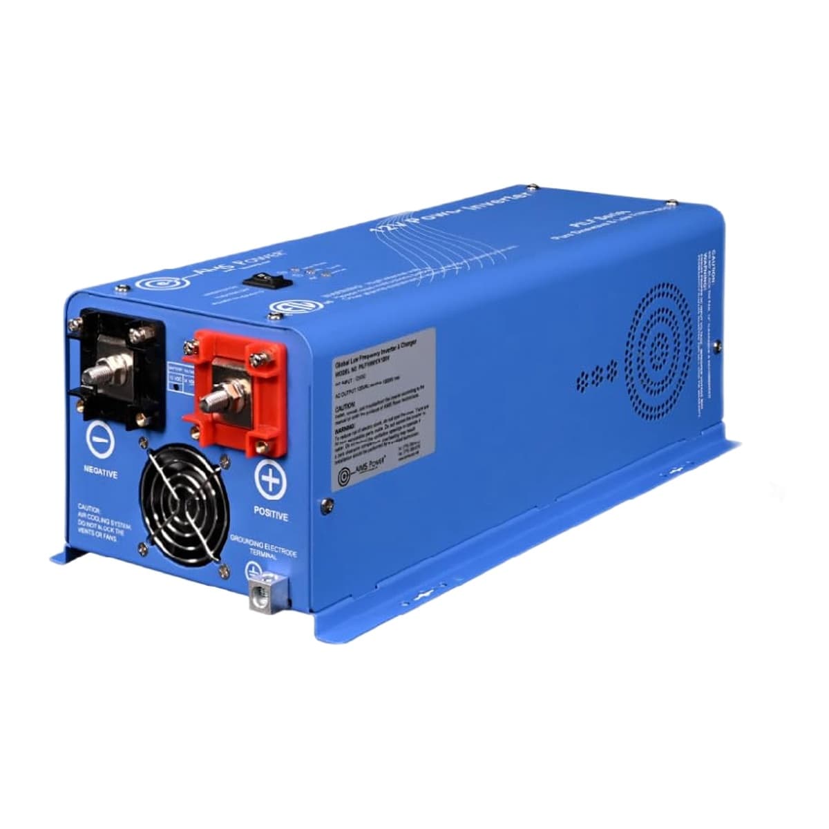 AIMS Power Industrial 1500W 12V Low Frequency Pure Sine Inverter