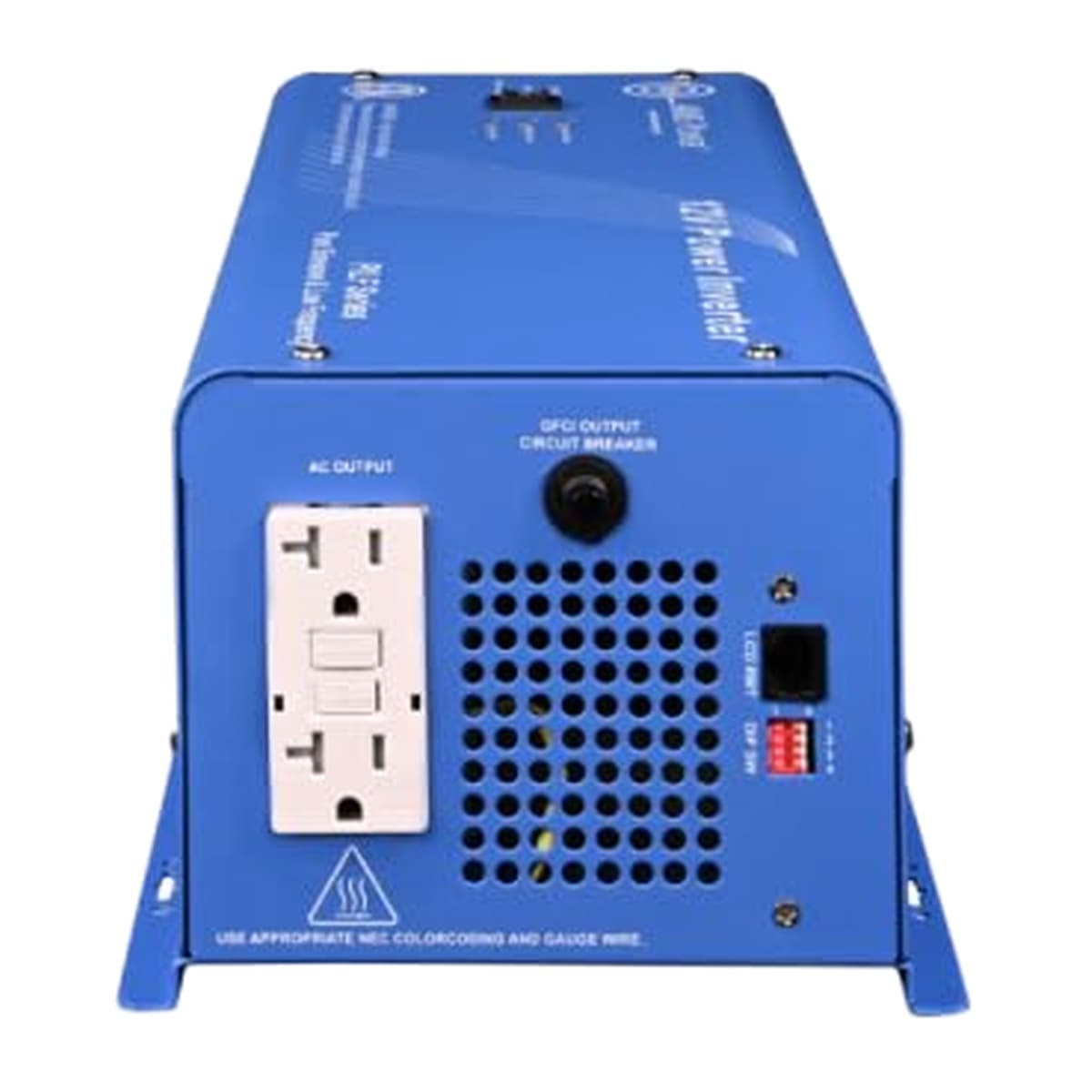 AIMS Power Industrial 1500W 12V Low Frequency Pure Sine Inverter