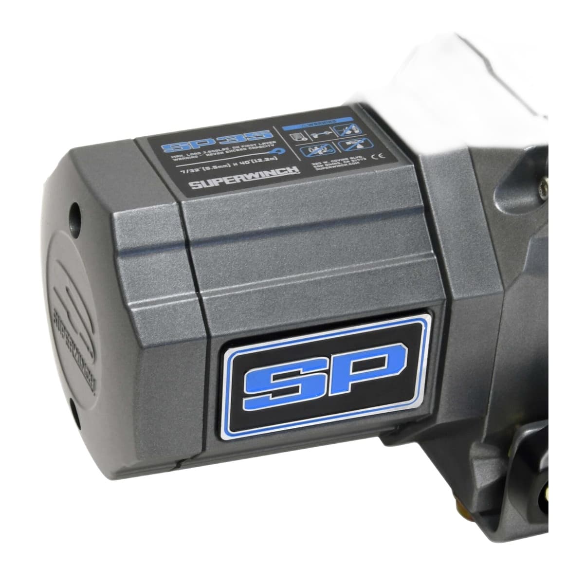 Superwinch SP 35 Powersports Winch, 3500 lb, Steel Rope (1135240)