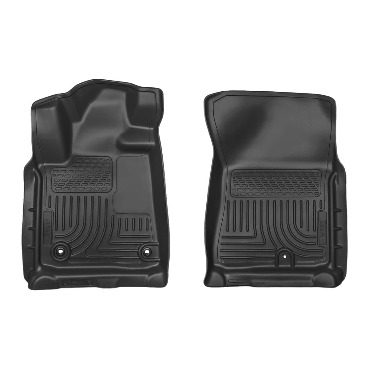 Husky Liners WeatherBeater Front Floor Liners | 2007-2011 Toyota Tundra, Black