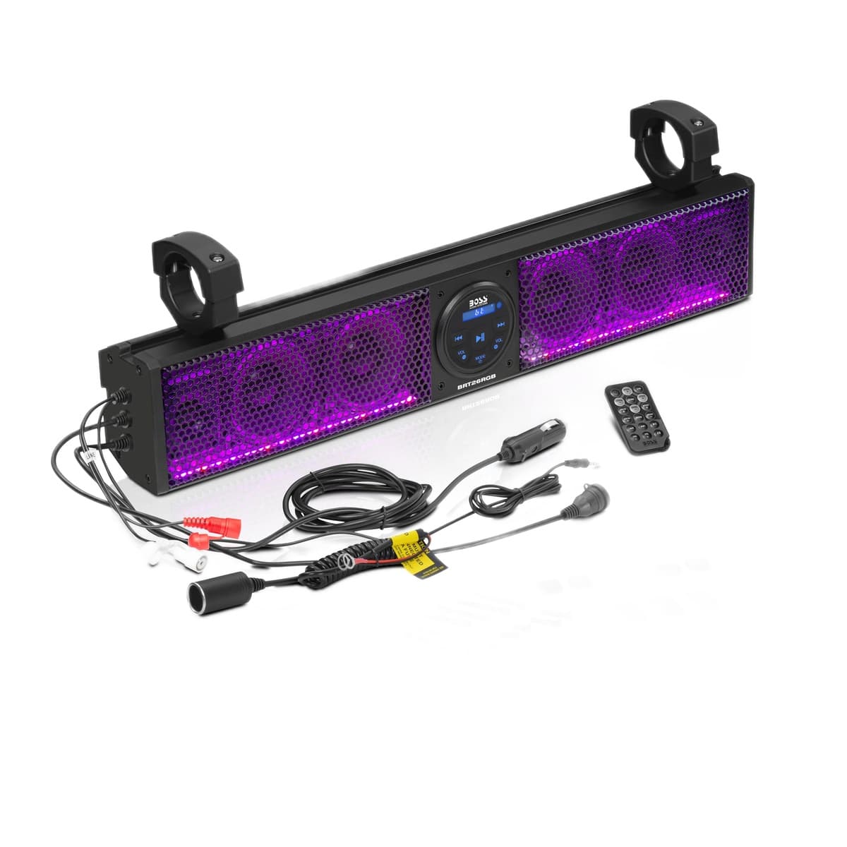 BOSS Audio BRT26RGB 26-Inch Weatherproof Bluetooth ATV/UTV Sound Bar with RGB