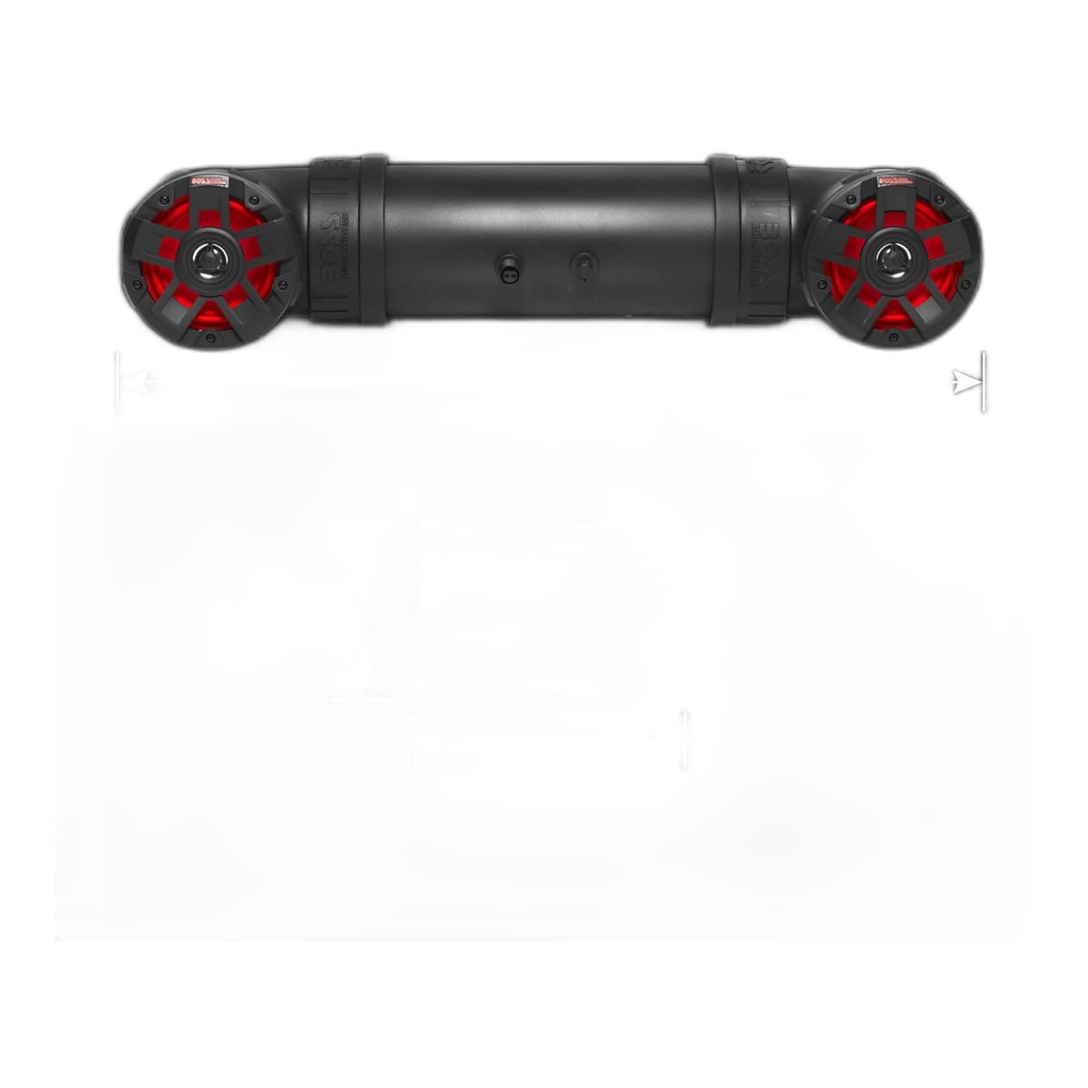 BOSS Audio UTV4BRGB Weatherproof Bluetooth 4-Inch ATV/UTV Sound System with RGB