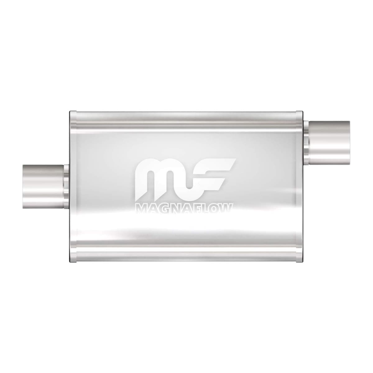 MagnaFlow Performance Muffler - 2.0" Offset/Center, Stainless