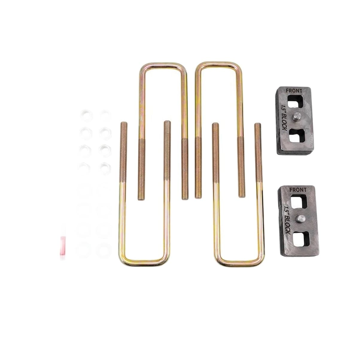 Suspension Pro Rear Leaf Spring Block Kit | 2023-2024 Chevrolet Silverado 1500, 1-1/2 Inch Lift