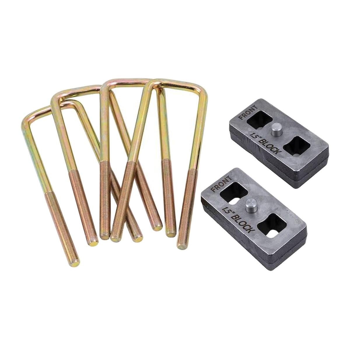 Suspension Pro Rear Leaf Spring Block Kit | 2023-2024 Chevrolet Silverado 1500, 1-1/2 Inch Lift