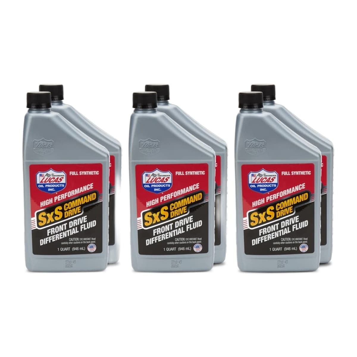 Lucas Synthetic SxS Command Drive / Front Drive Differential Fluid - 1 Quart (Case of 6)