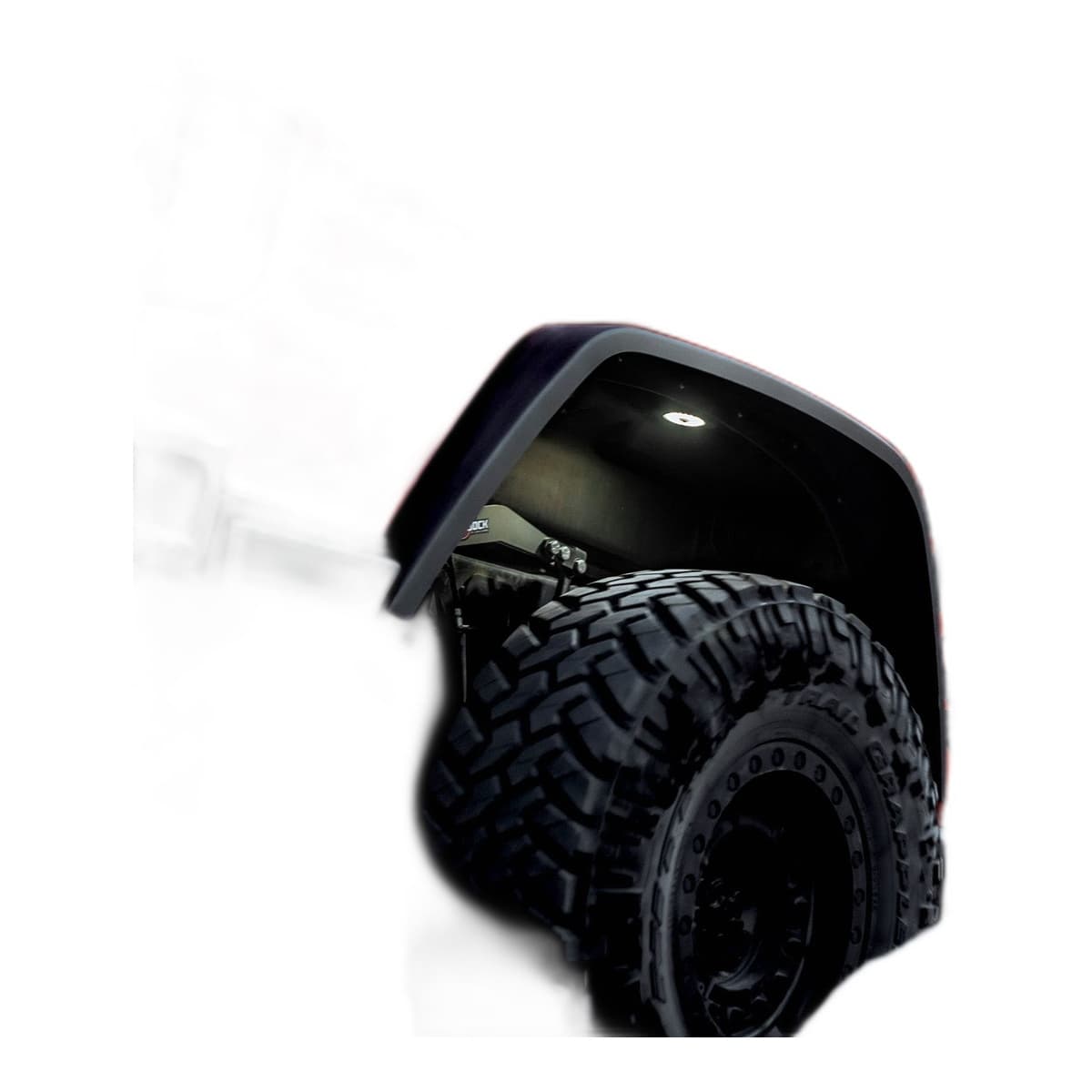 KC HiLiTES Cyclone V2 LED Rock Light 6-Light System — Clear (5W Flood)
