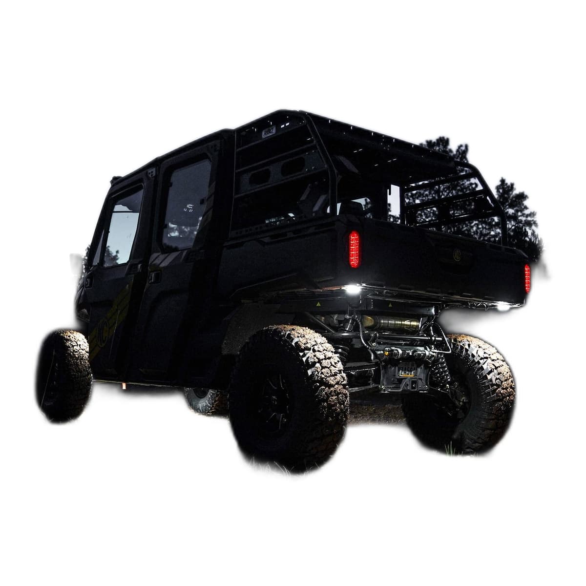 KC HiLiTES Cyclone V2 LED Rock Light 6-Light System — Clear (5W Flood)