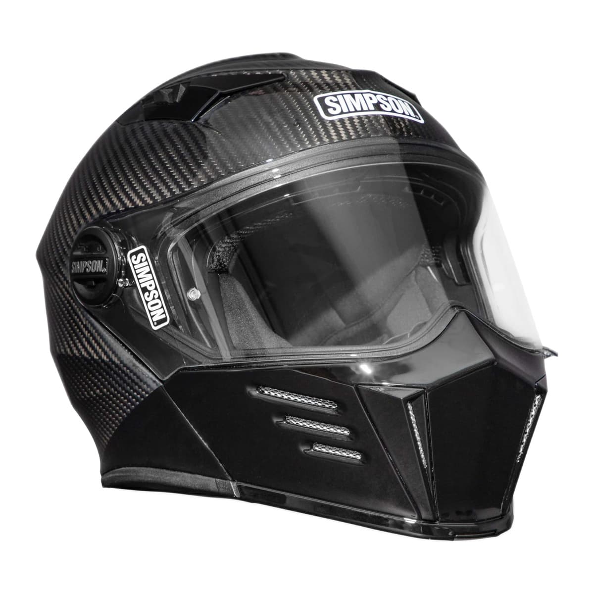 Simpson Mod Bandit Carbon Fiber Modular Helmet - Large