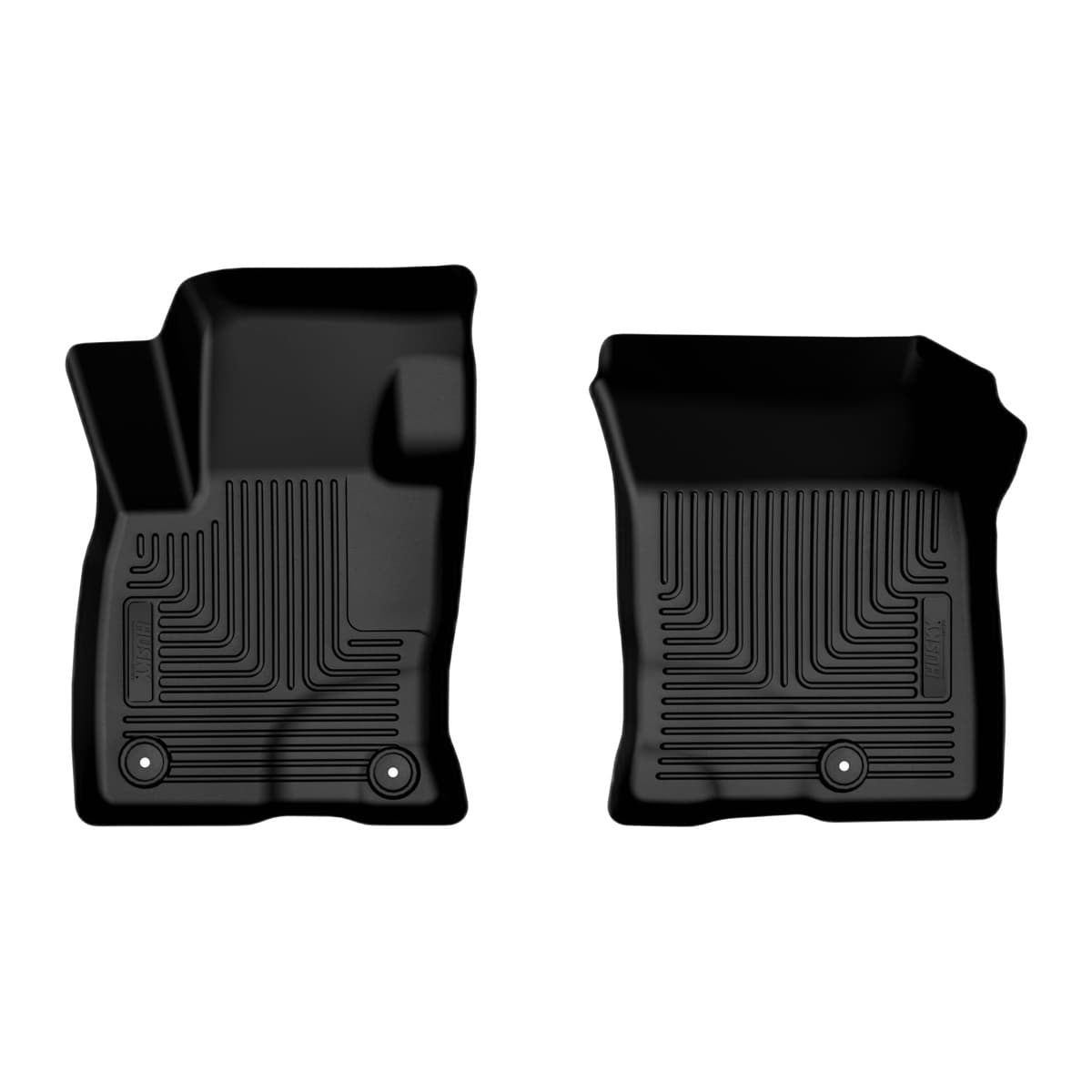 Husky Liners WeatherBeater Front Floor Liners | 2022-2026 Hyundai Santa Cruz / Hyundai Tucson, Excludes Hybrid, Black