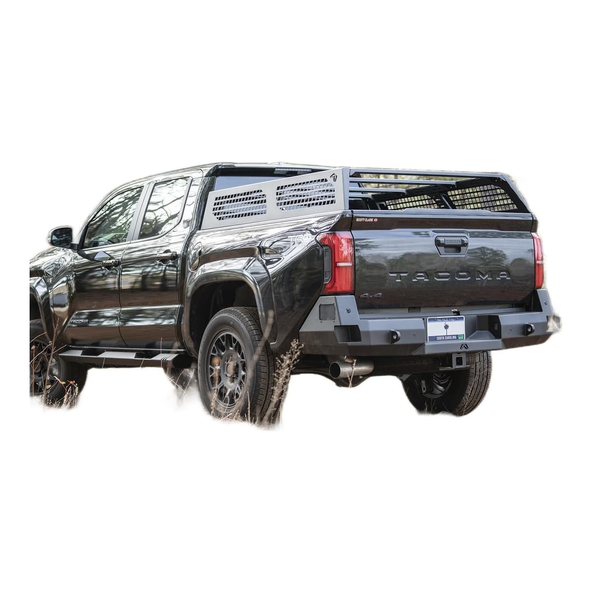 Fab Fours Tacoma Overland Half Rack - Matte Black