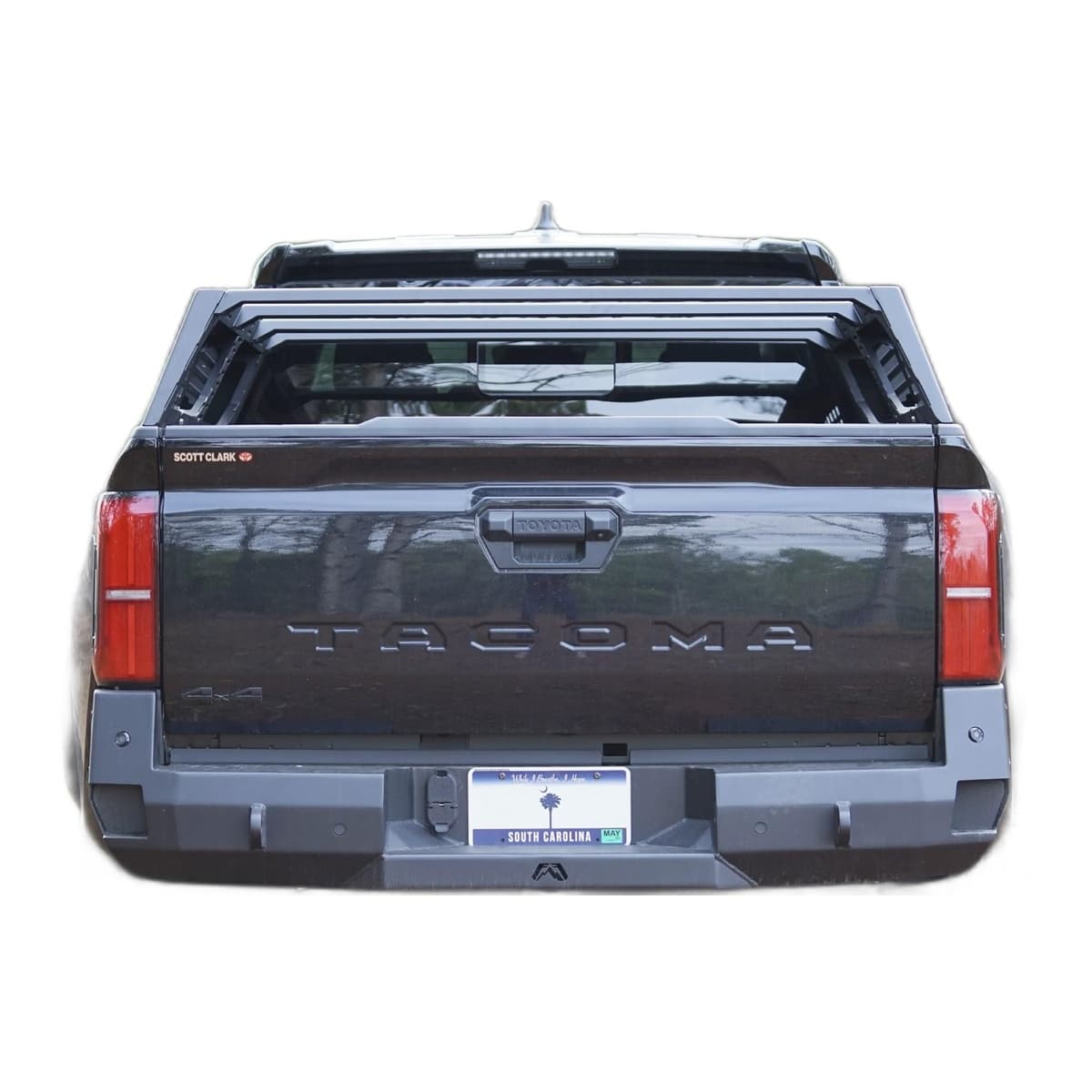 Fab Fours Tacoma Overland Half Rack - Matte Black