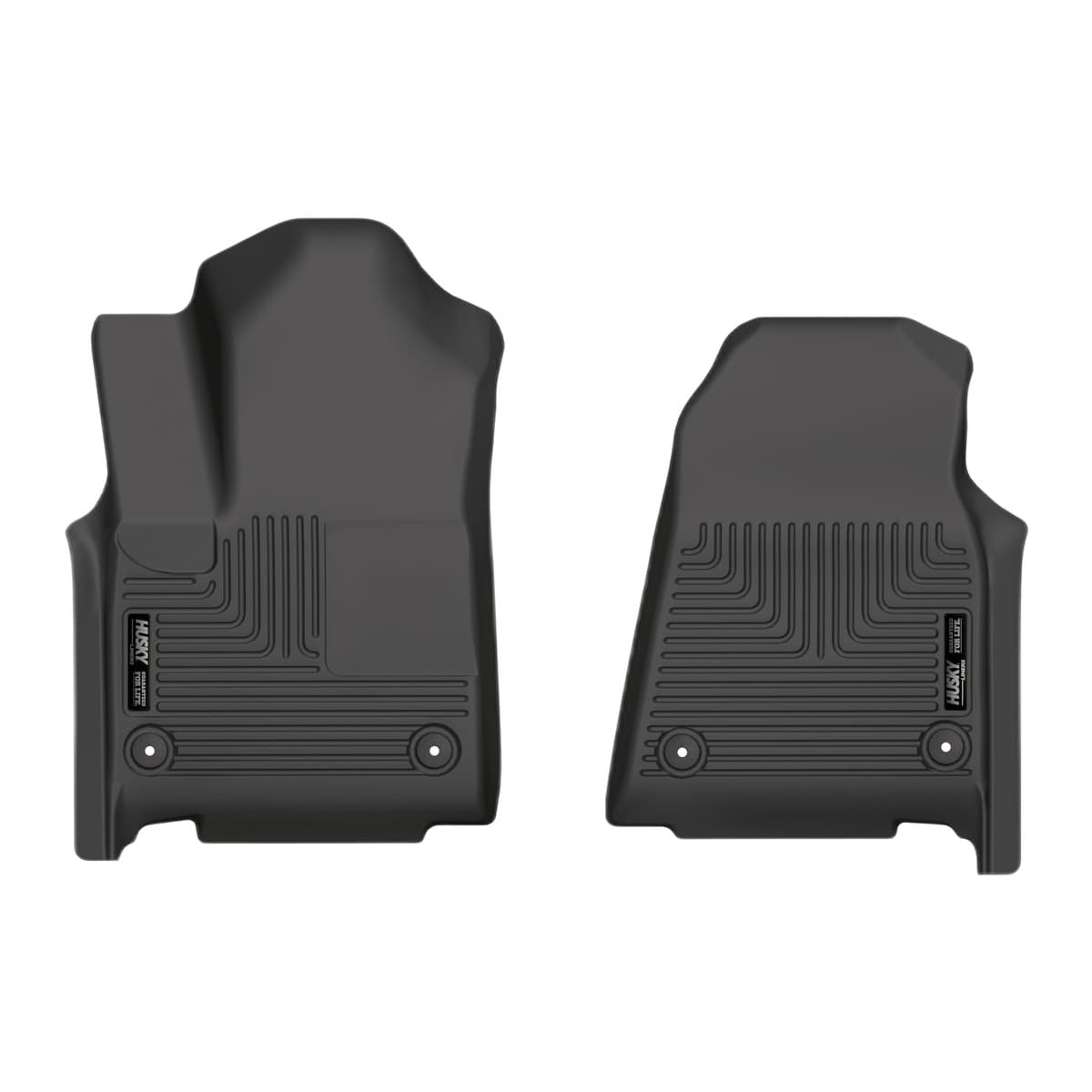 Husky Liners WeatherBeater Front Floor Liner | 2022-2025 Jeep Wagoneer w/ 2nd Row Bucket Seat, Black