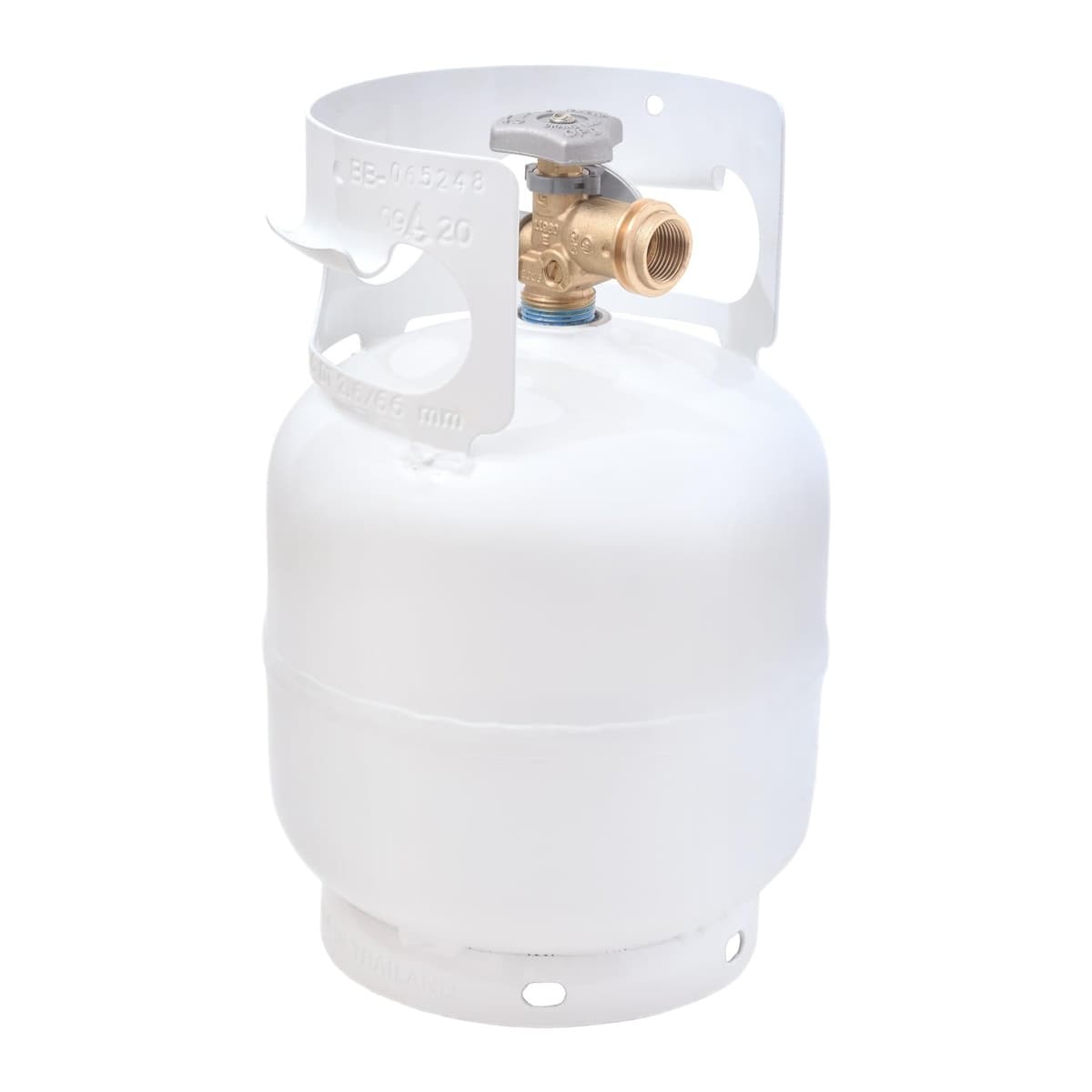 Flame King 5-lb Refillable Propane Tank with Built-In Gauge (Empty)