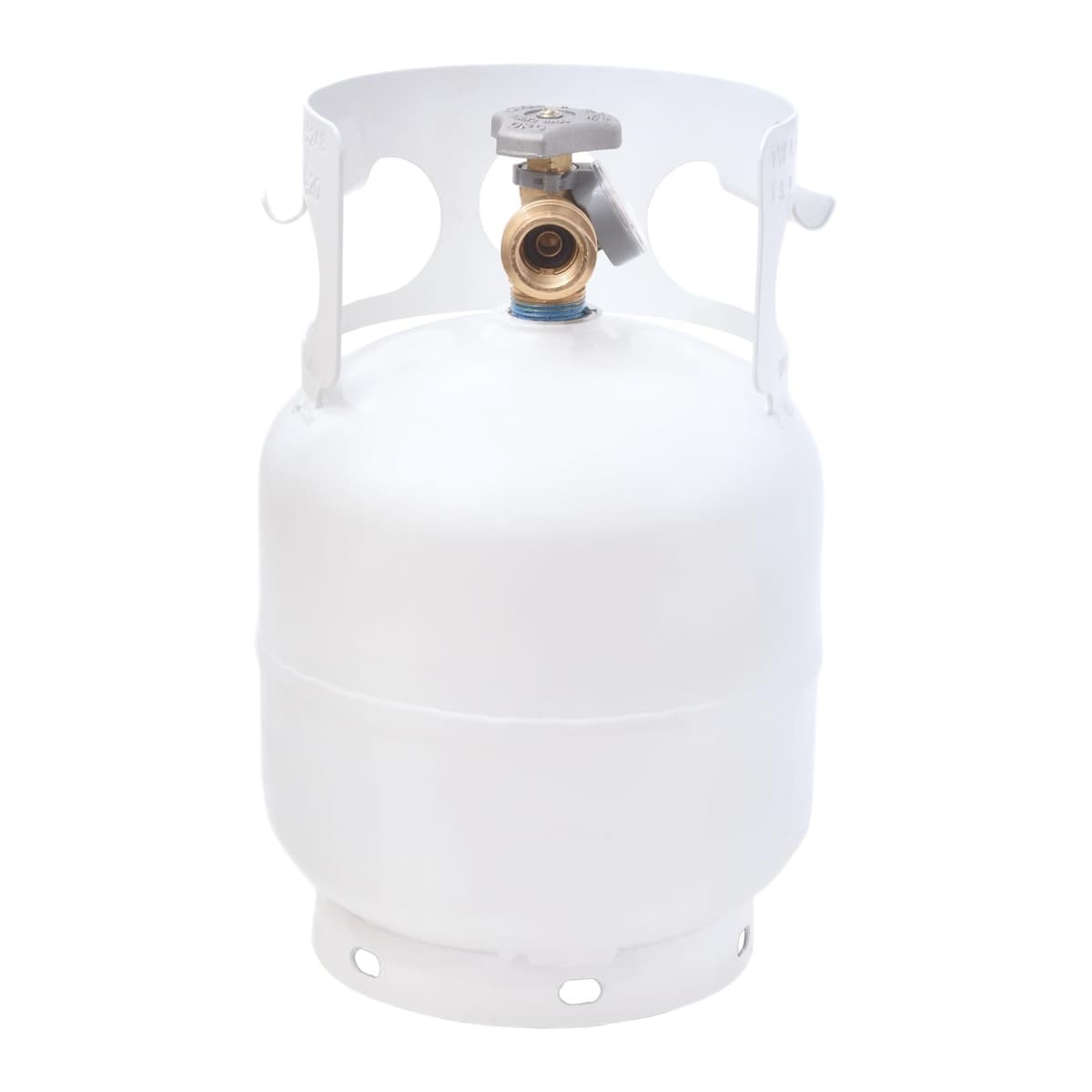 Flame King 5-lb Refillable Propane Tank with Built-In Gauge (Empty)