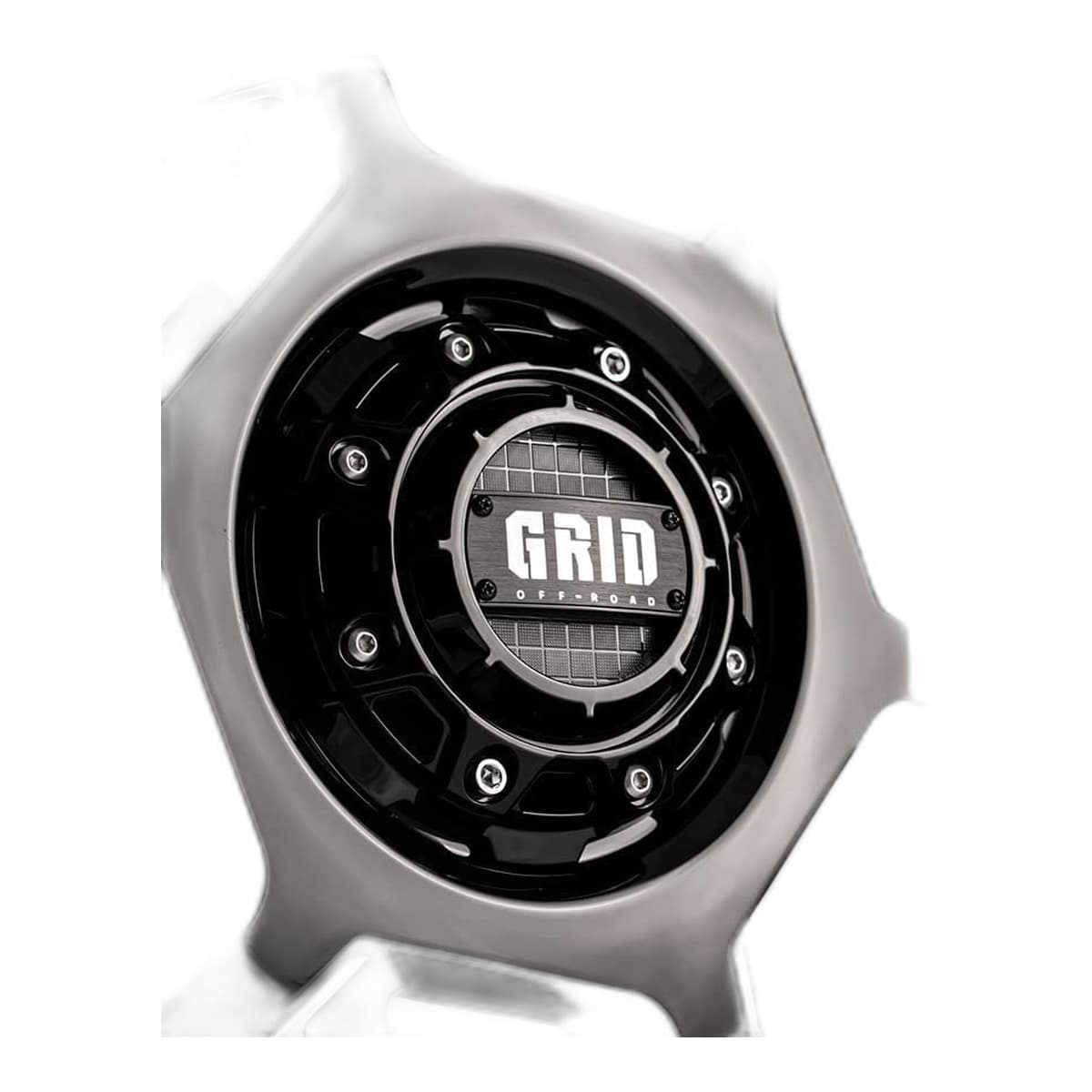 Grid Off-Road GD14 Wheel | 22x12.0, 8x180, -44mm Offset, Gloss Black / Milled