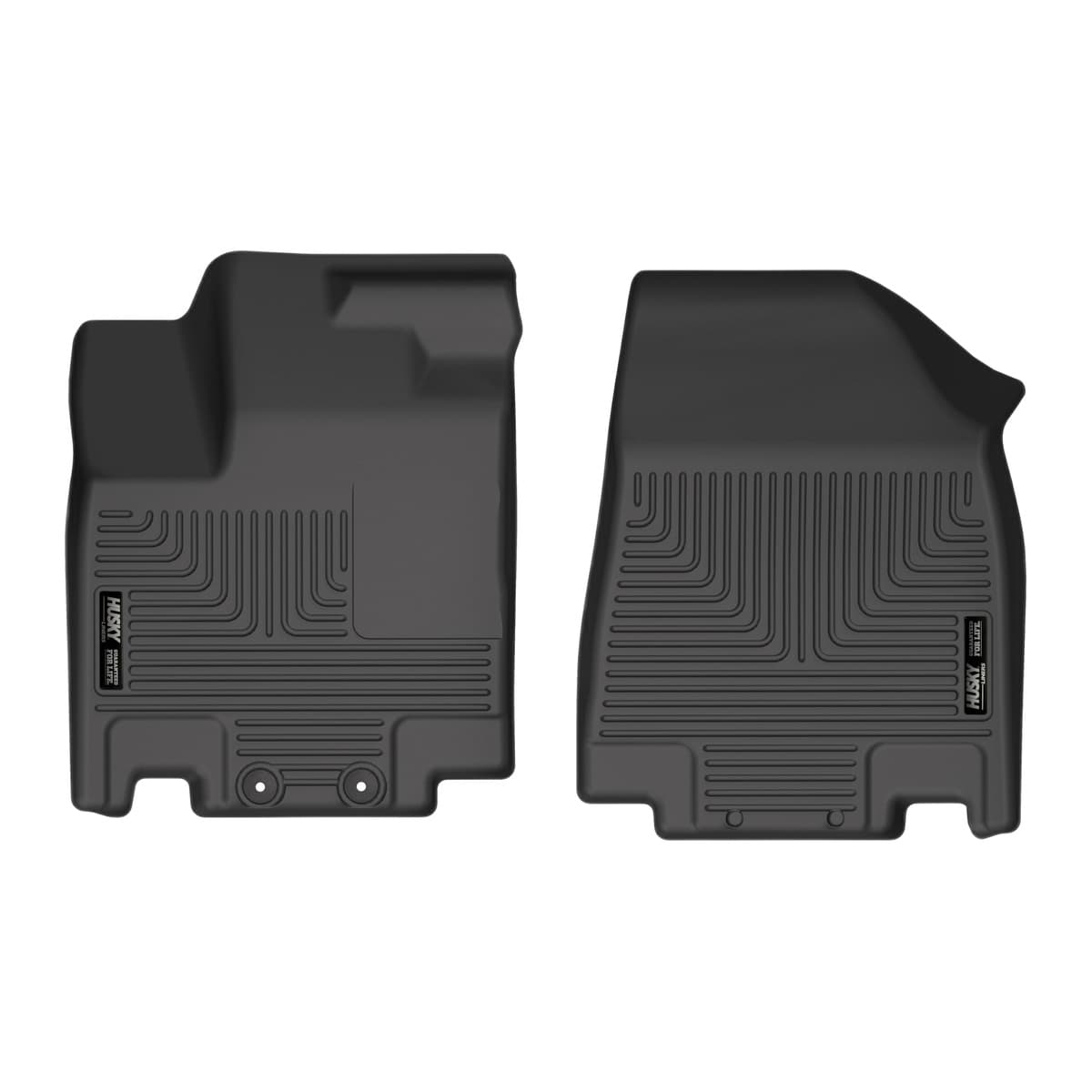 Husky Liners WeatherBeater Front Floor Liners | 2022-2026 Infiniti QX60 / Nissan Pathfinder, Black