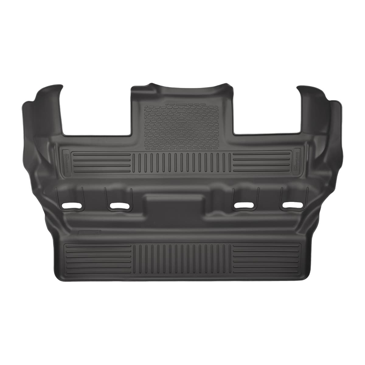 Husky Liners WeatherBeater 3rd Row Floor Liner | 2015-2020 Cadillac Escalade, Chevrolet Tahoe & GMC Yukon w/ 2nd Row Bucket Seats, Black