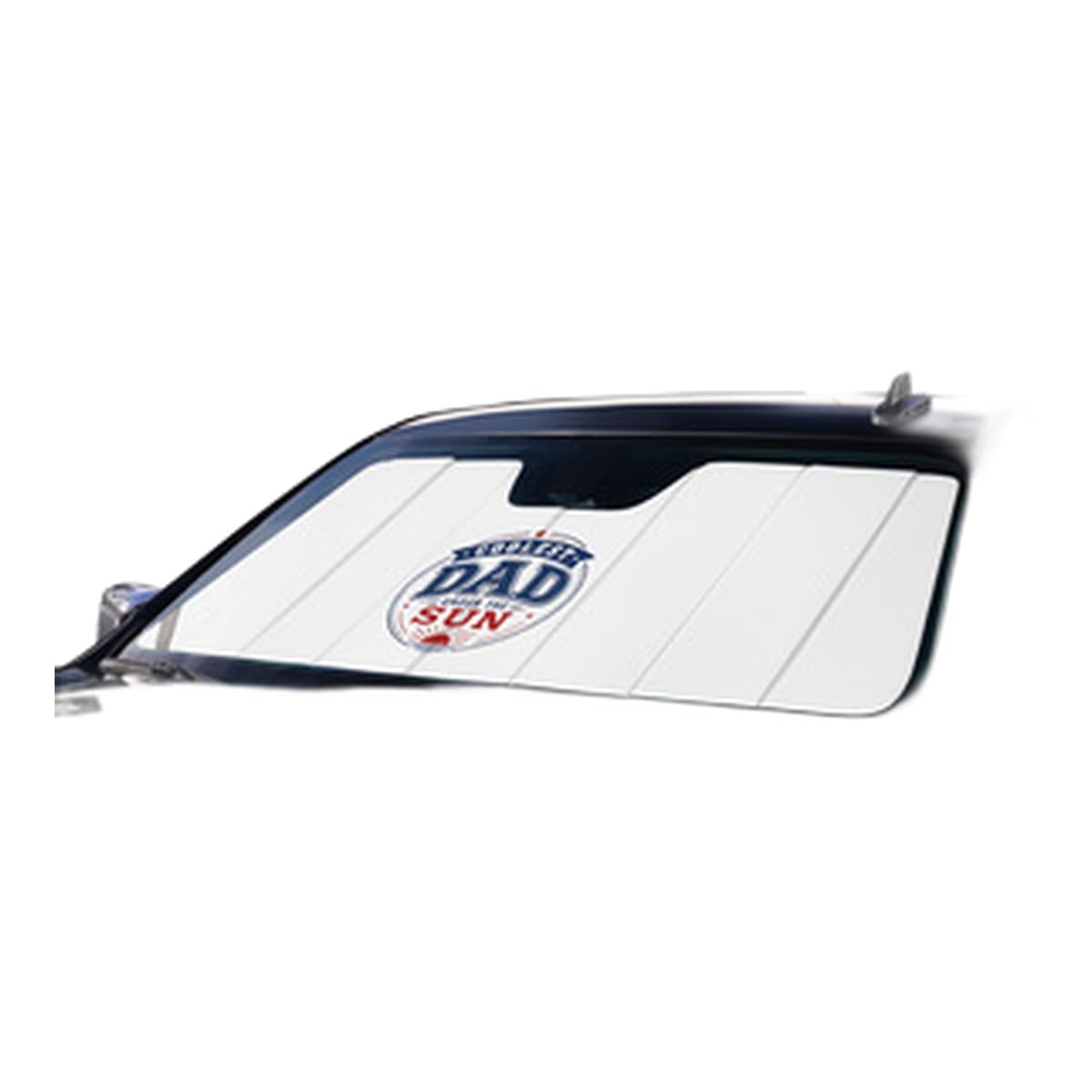 Covercraft UVS100 Premier Series American Flag Custom Windshield Sunshade | 2025-2026 Ram 2500 & 3500, White