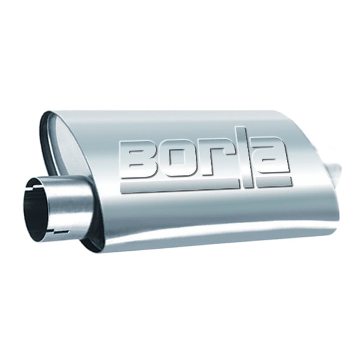 Borla 40658 Universal Turbo Center/Offset Performance Muffler, 2.25-Inch