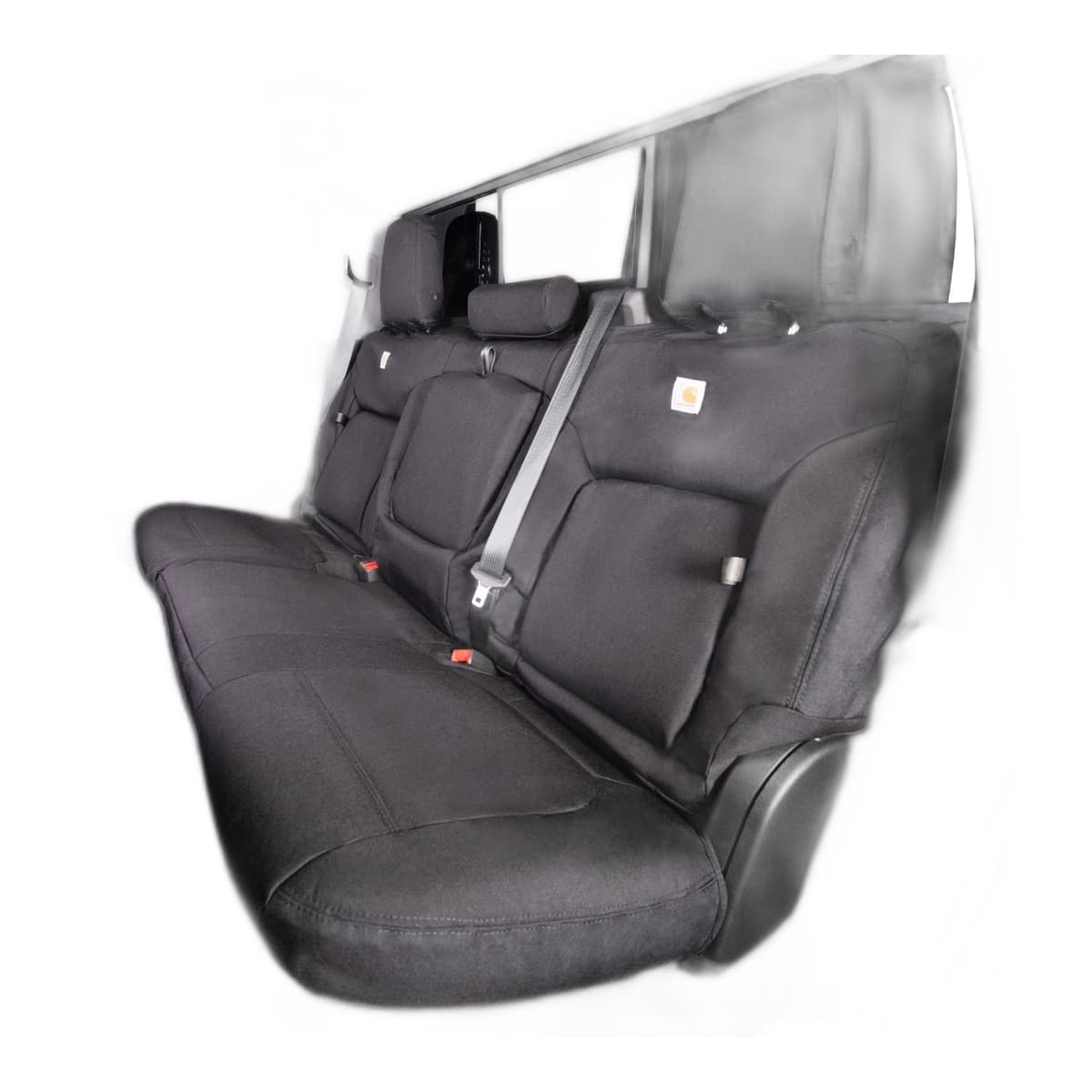 Covercraft Carhartt Super Dux PrecisionFit Custom Seat Covers | 2nd Row, 2024-2026 Toyota Tacoma, Carhartt Black