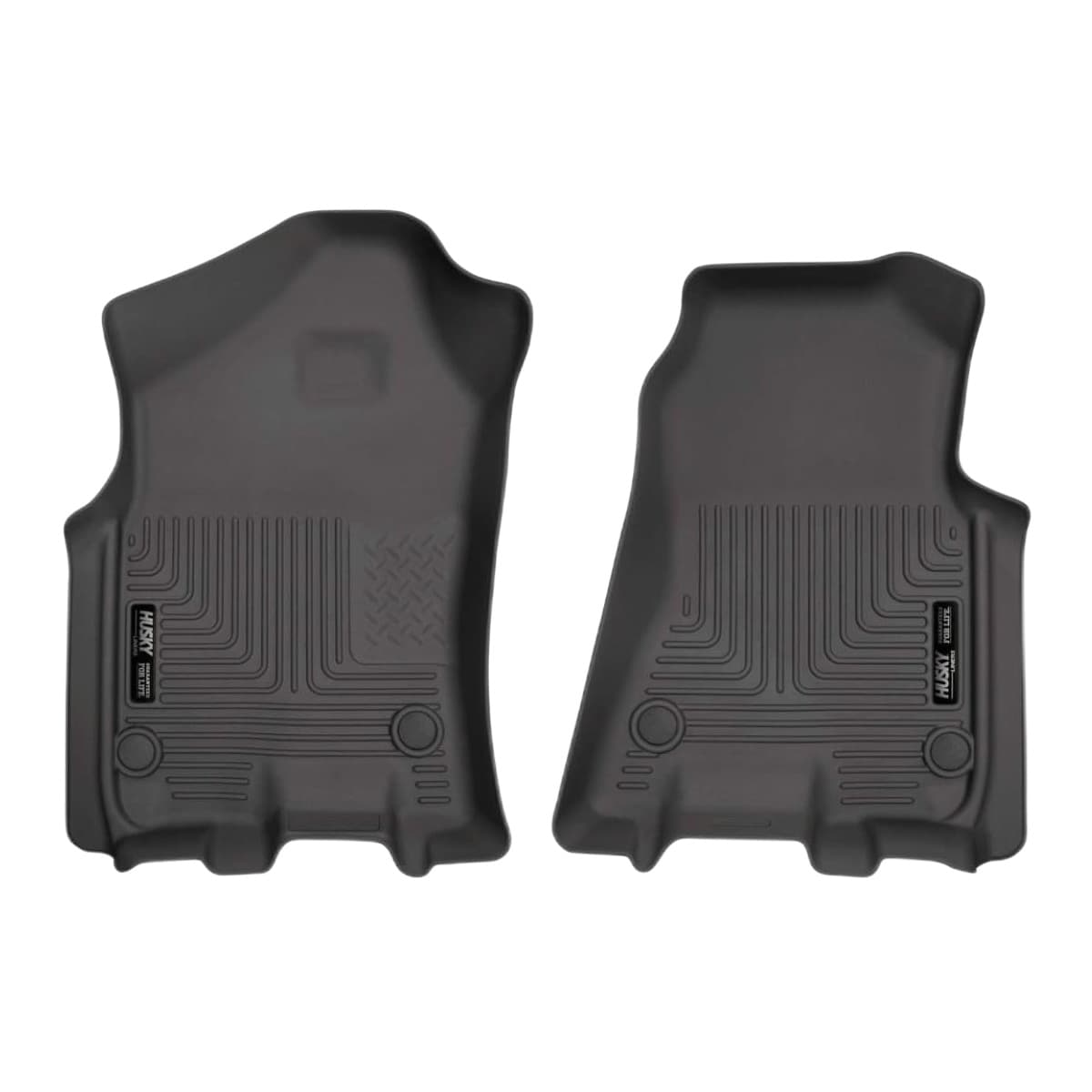 Husky Liners WeatherBeater Front Row Floor Liners | 2019-2024 Ram 1500, Crew Cab & Quad Cab Only, Black