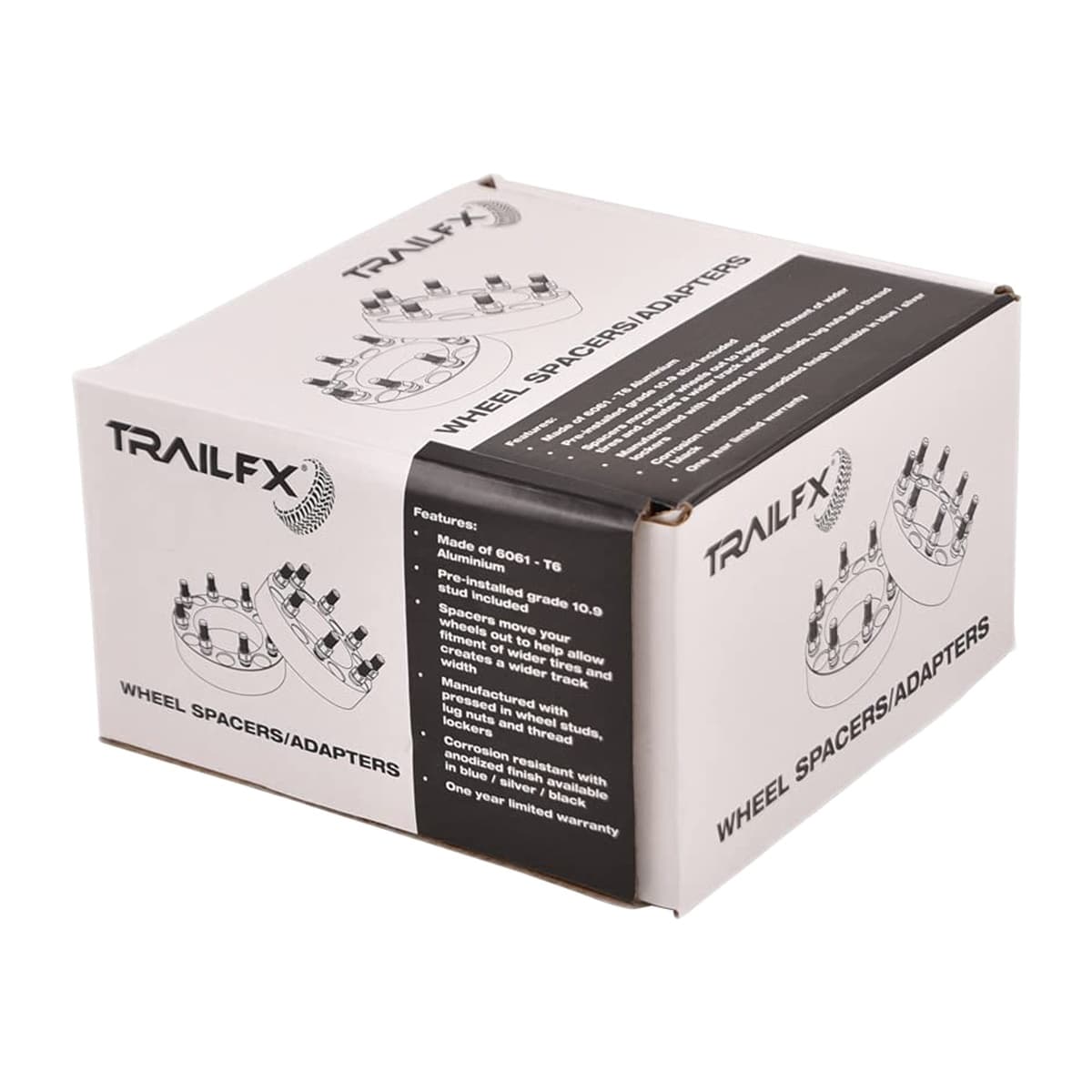 TrailFX Wheel Adapter | 5x127 to 5x120, Silver