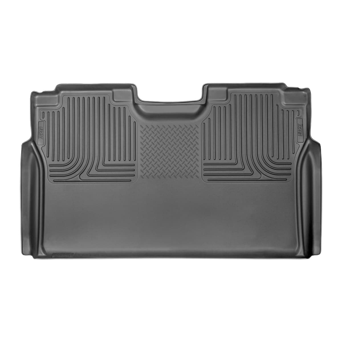 Husky Liners WeatherBeater 2nd Row Floor Liner | 2015-2026 Ford F-150 SuperCrew (Crew Cab) w/o Underseat Storage, Incl. 2022-2025 Lightning, Black