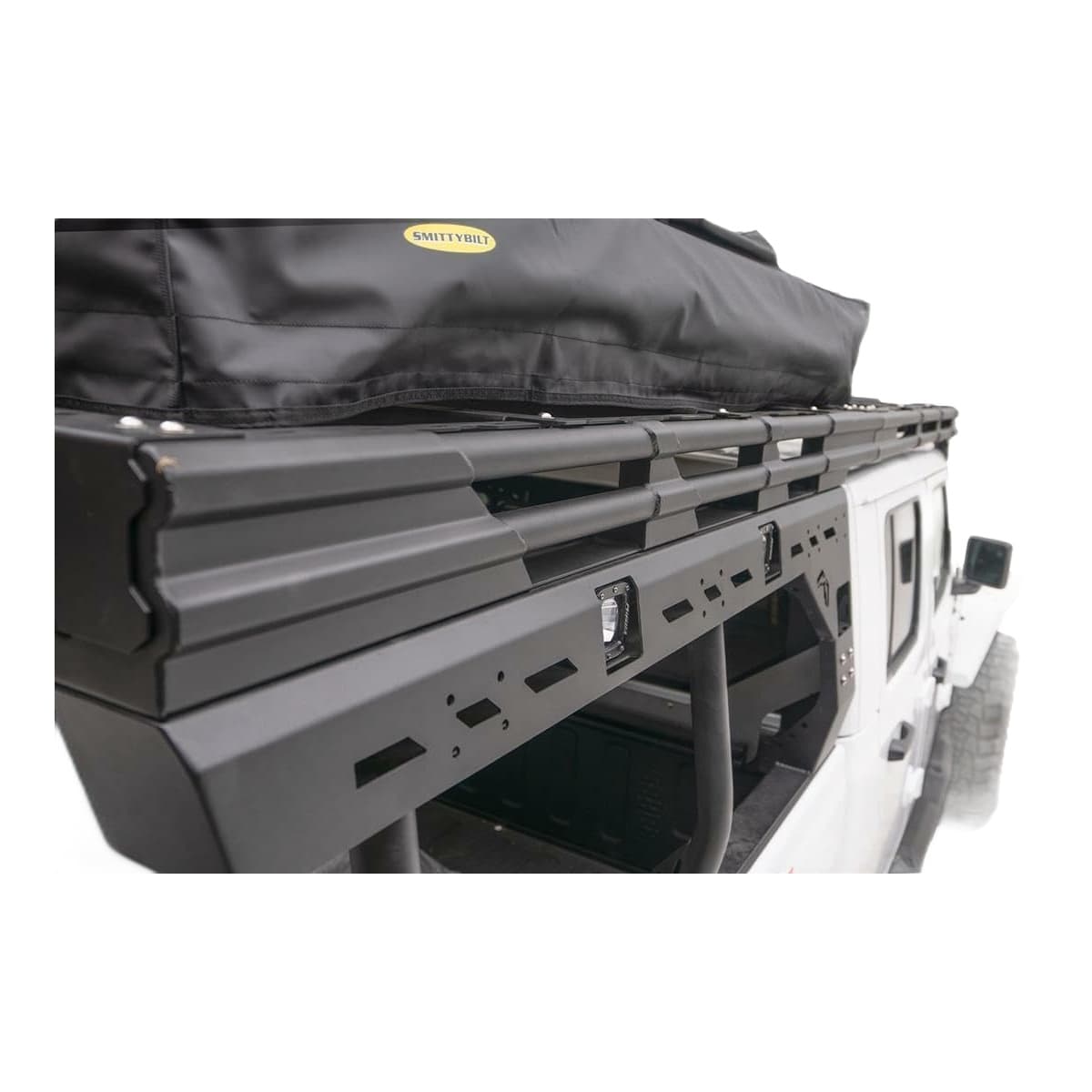 Fab Fours Gladiator (JT) Overland Rack Extension Accessory - Matte Black