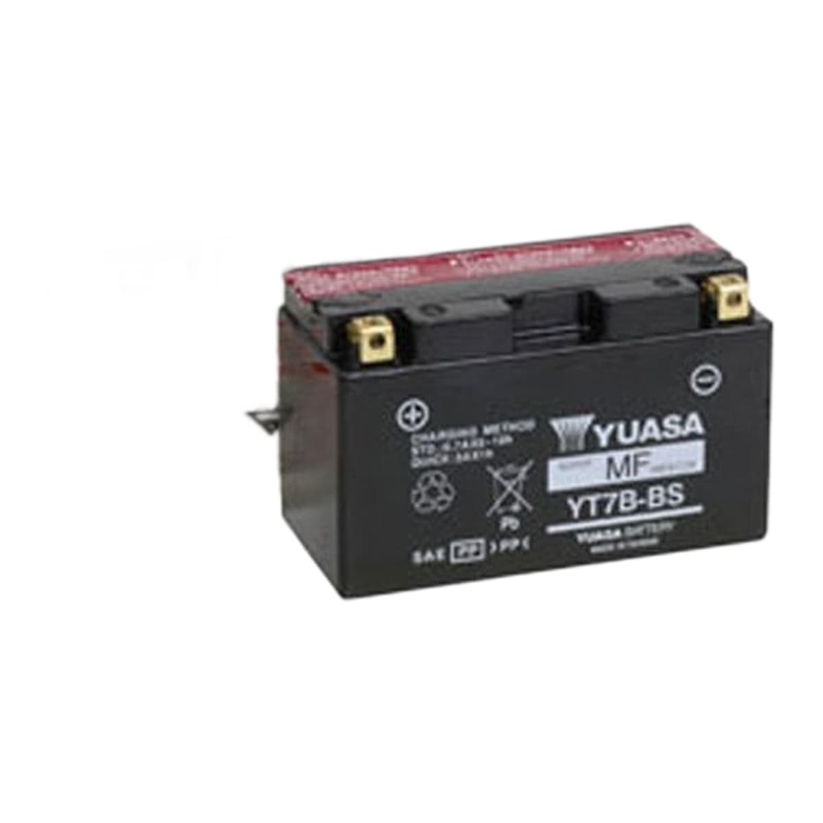 Yuasa YUAM62T7B YT7B-BS 12V AGM Battery with Acid Pack