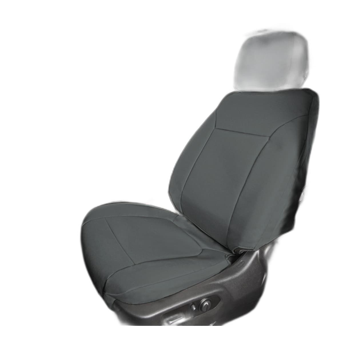 Covercraft Endura PrecisionFit Custom Seat Covers | Front Row, 2021-2026 Ford F-150, Charcoal, Crew/Ext Cab, 40/20/40 Bench, Non-Opening Console