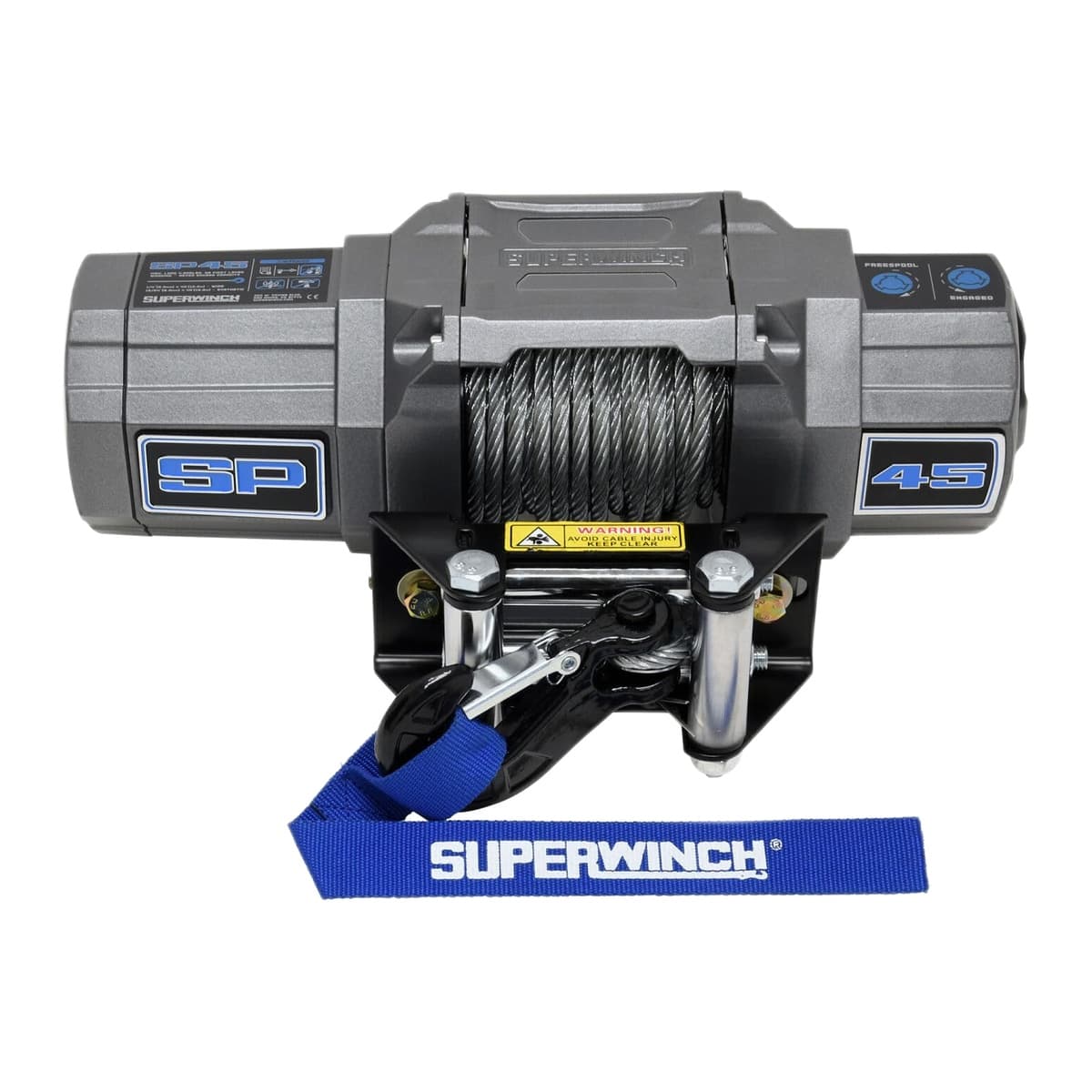 Superwinch SP 45 Powersports Winch, 4500 lb, Steel Rope (1145240)