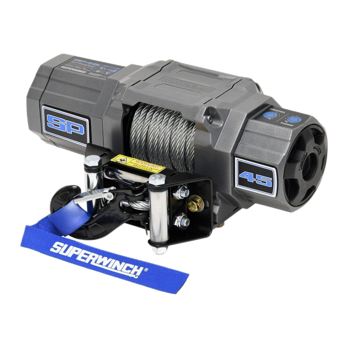 Superwinch SP 45 Powersports Winch, 4500 lb, Steel Rope (1145240)