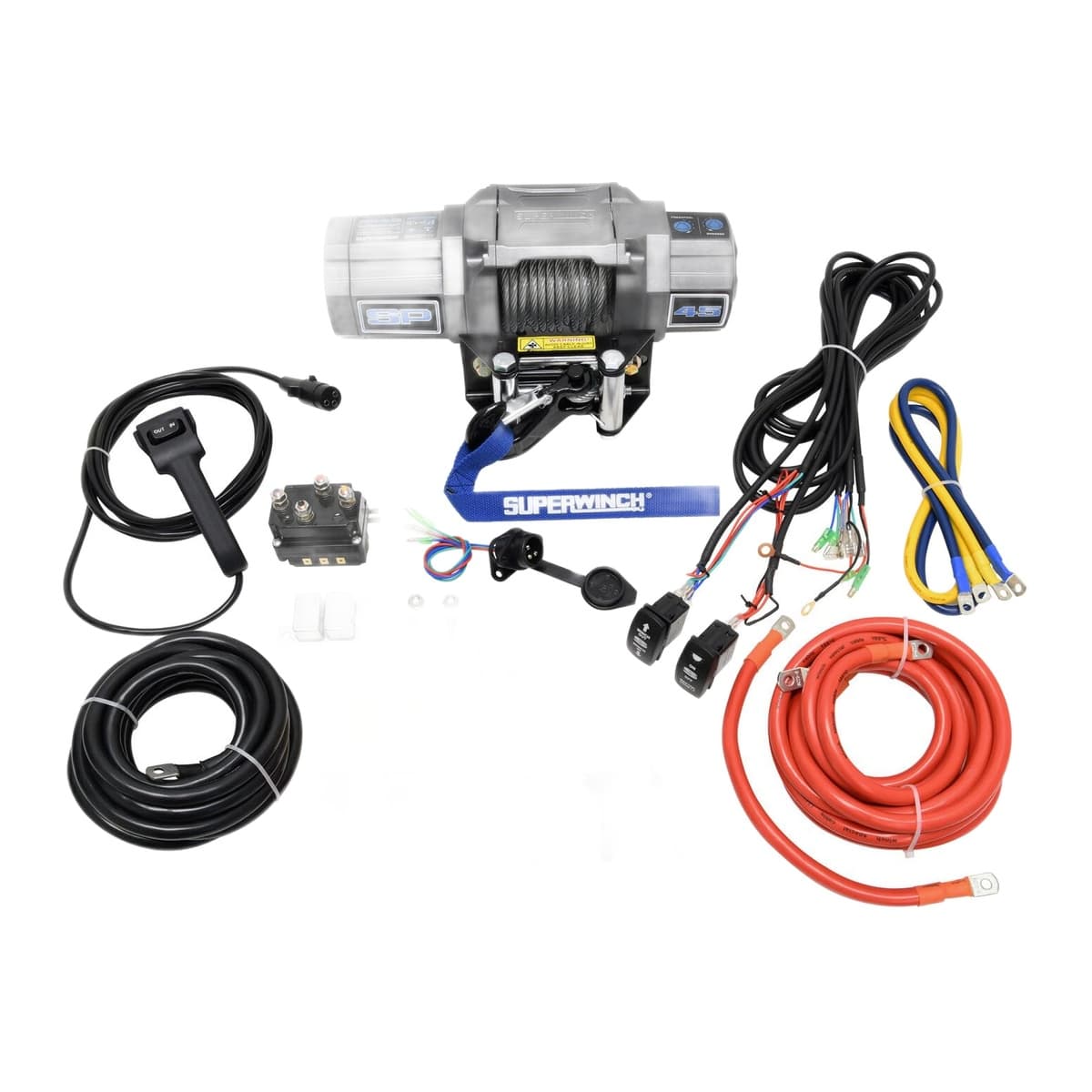 Superwinch SP 45 Powersports Winch, 4500 lb, Steel Rope (1145240)