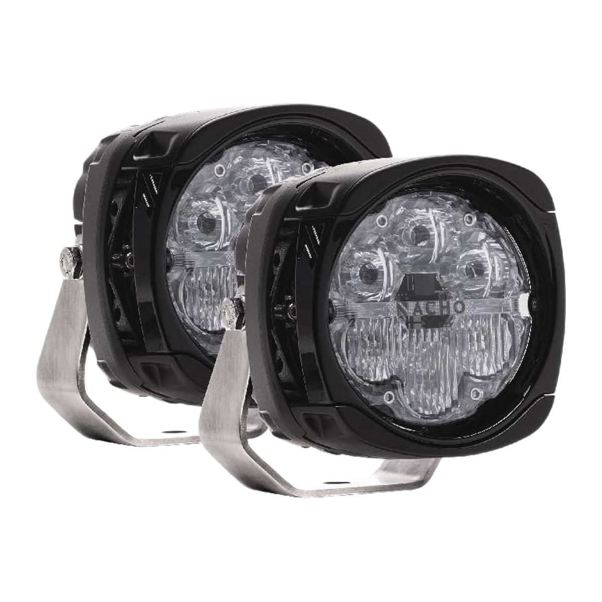 NACHO Quatro Combo PM411 4-Inch Offroad LED Lights, 60W Each - Pair